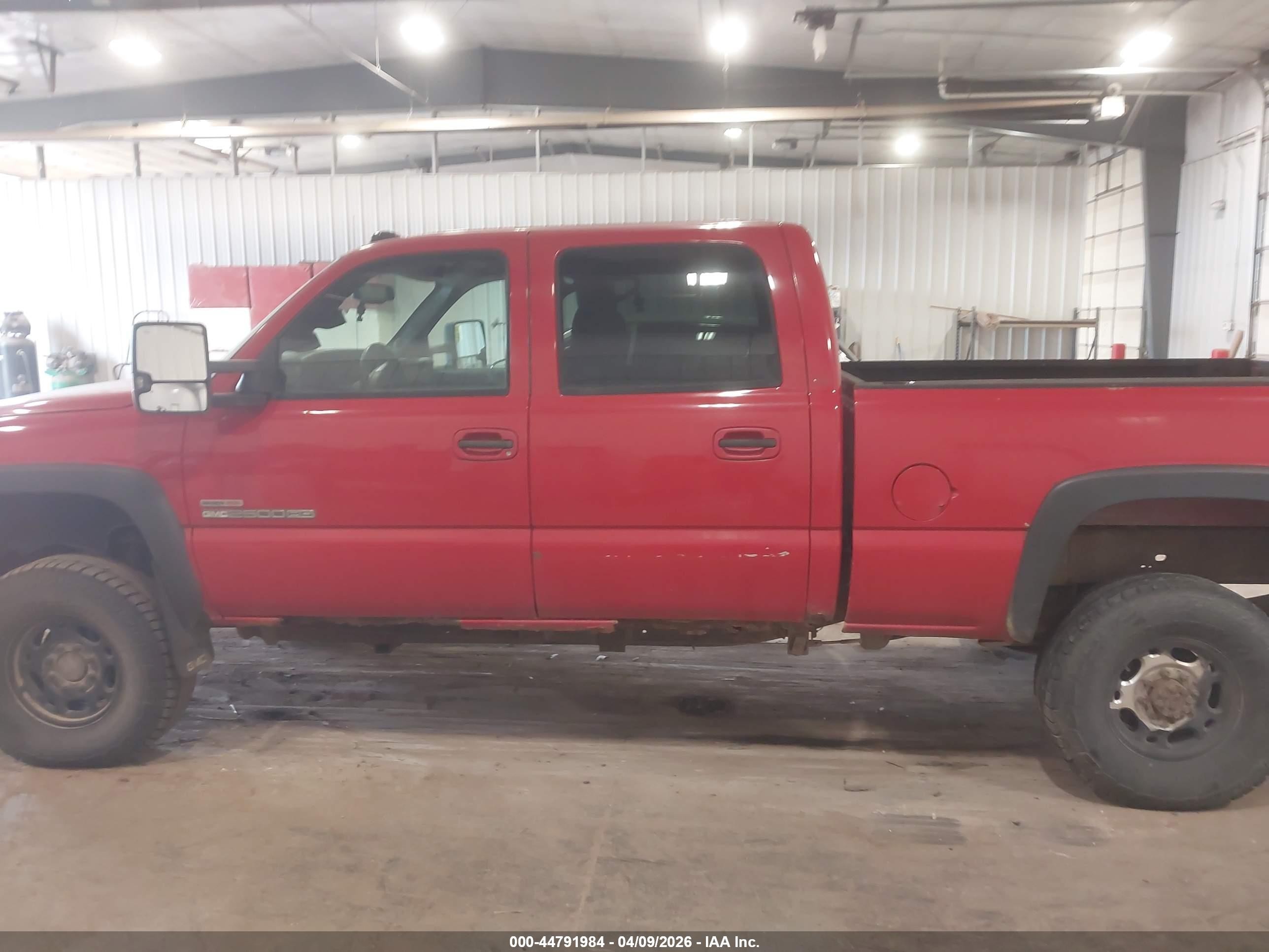 2004 Gmc Sierra 2500hd Sle Red vin: 1GTHK23124F123072