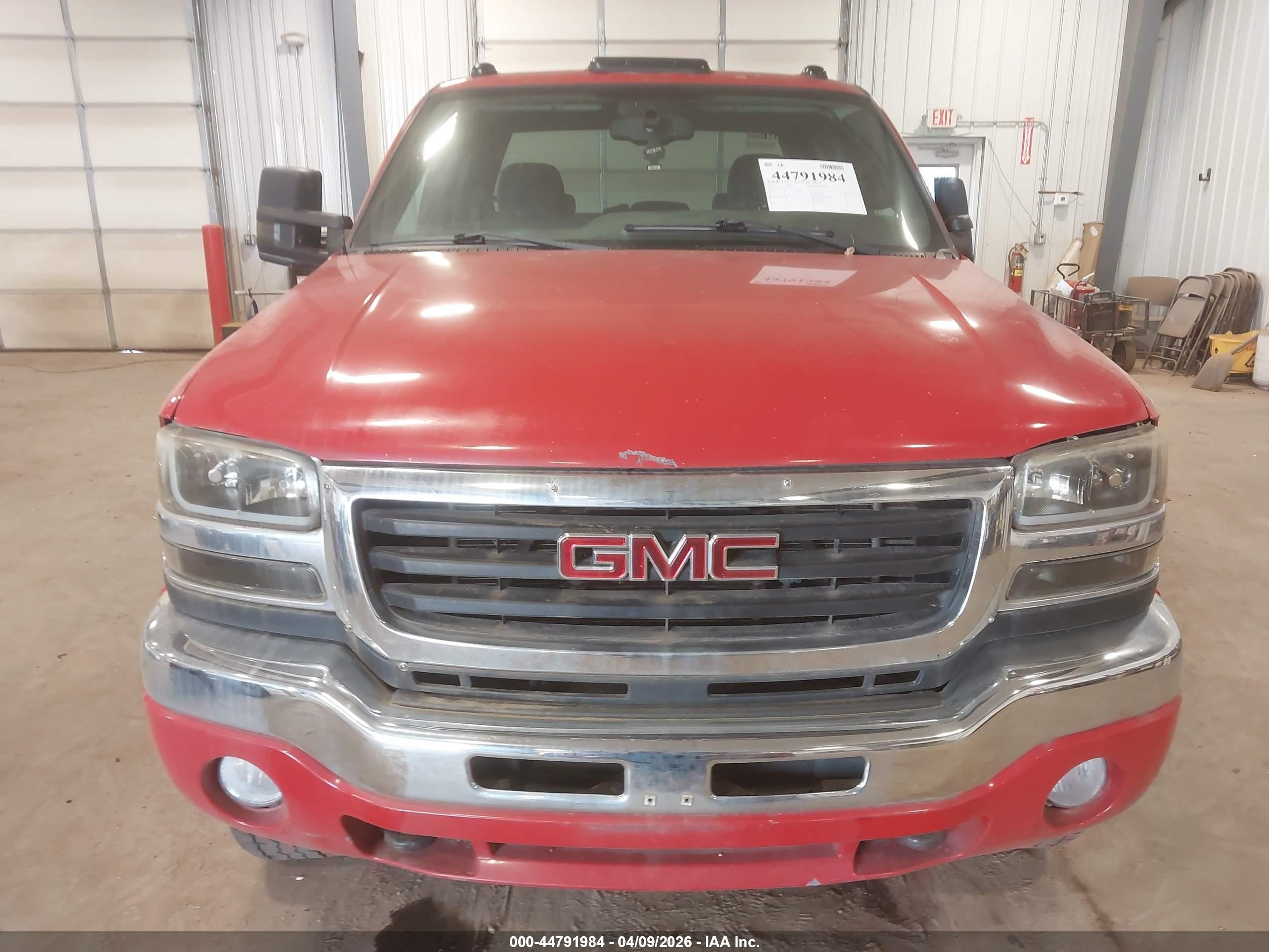 2004 Gmc Sierra 2500hd Sle Red vin: 1GTHK23124F123072