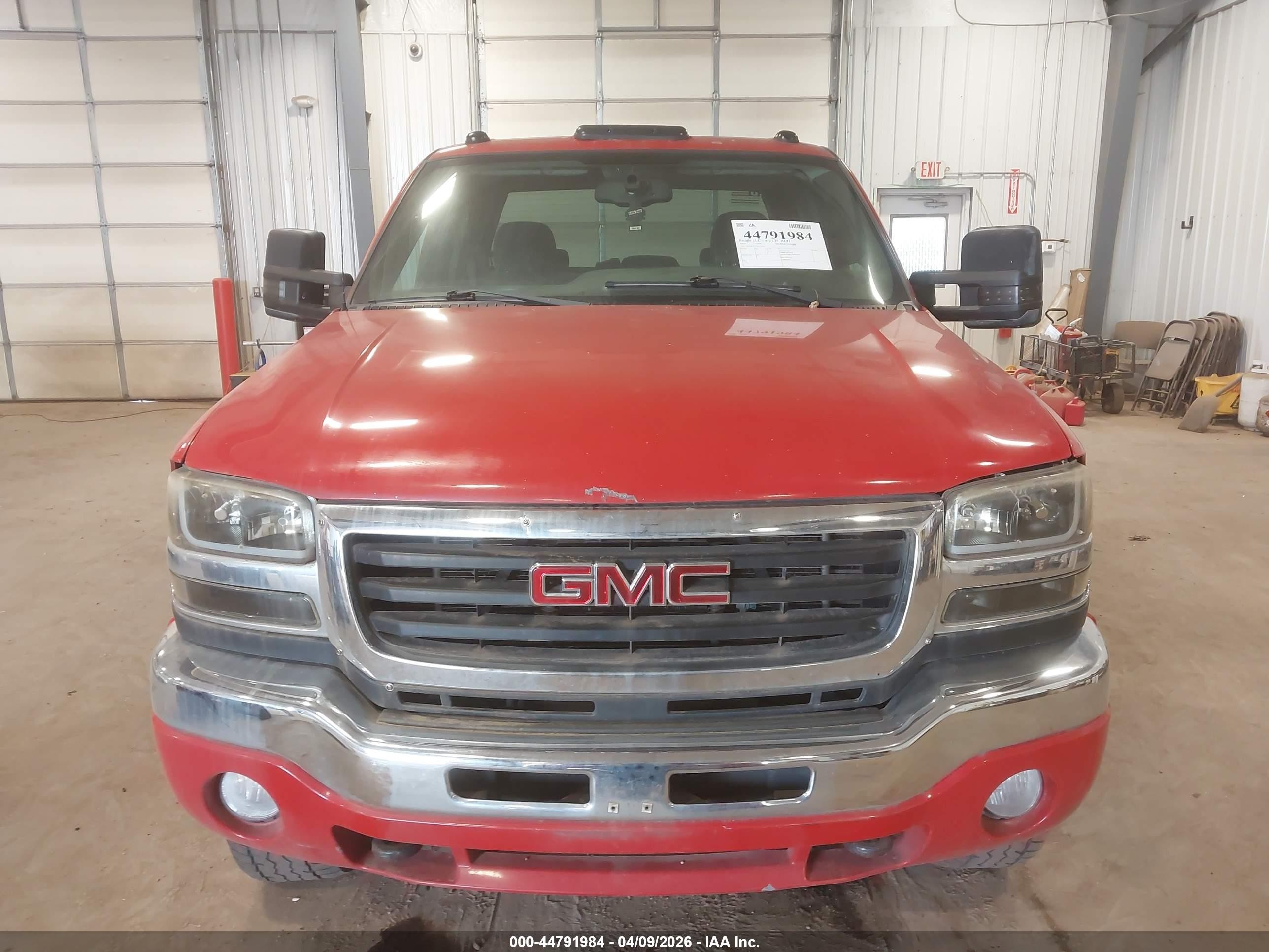 2004 Gmc Sierra 2500hd Sle Red vin: 1GTHK23124F123072