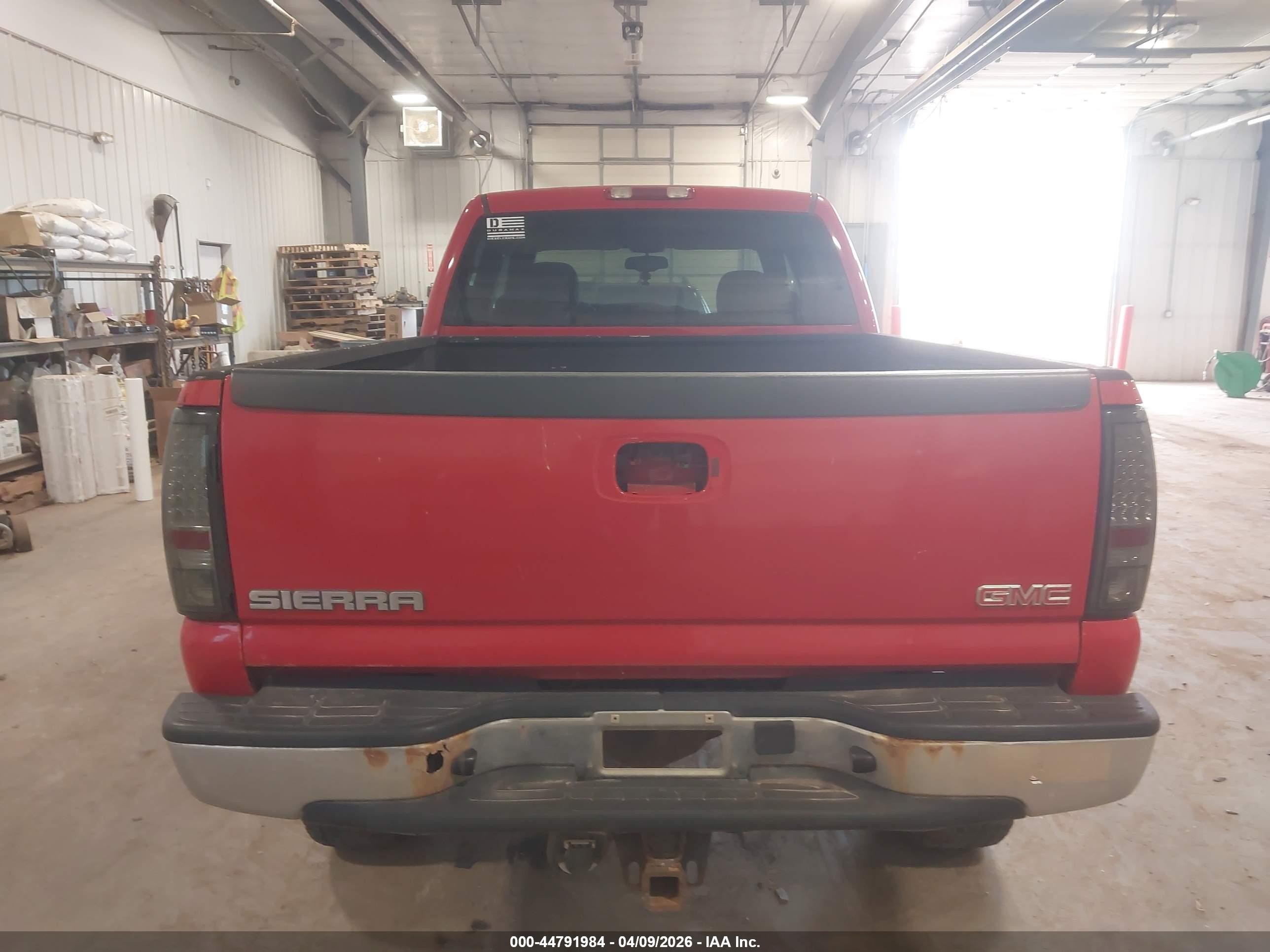 2004 Gmc Sierra 2500hd Sle Red vin: 1GTHK23124F123072