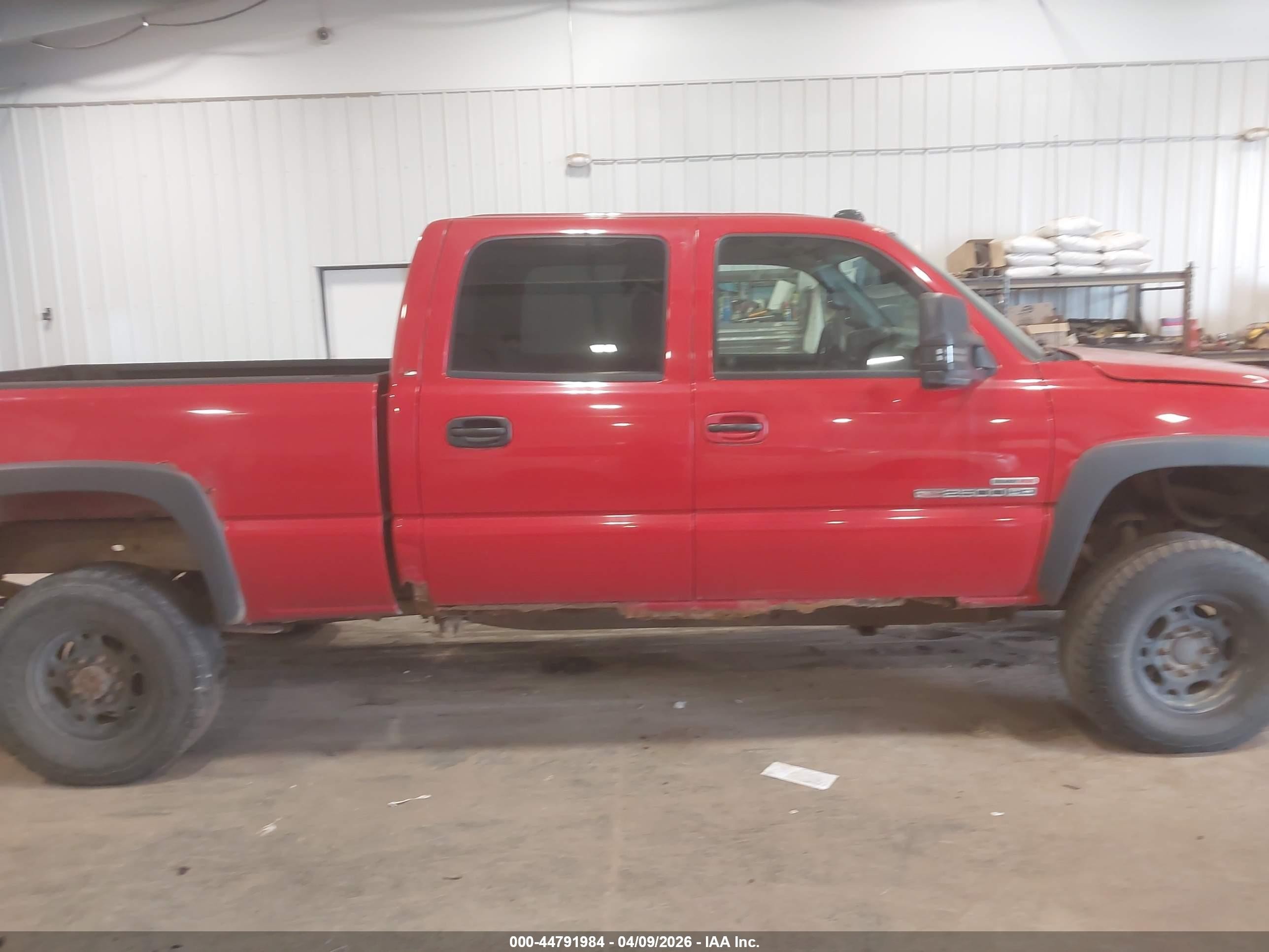 2004 Gmc Sierra 2500hd Sle Red vin: 1GTHK23124F123072