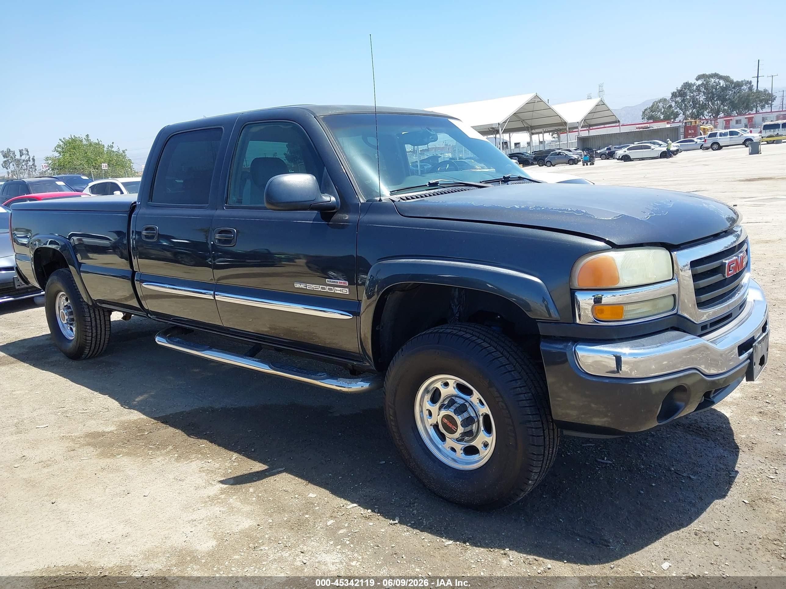2003 Gmc Sierra 2500hd Sle Gray vin: 1GTHK23133F214866