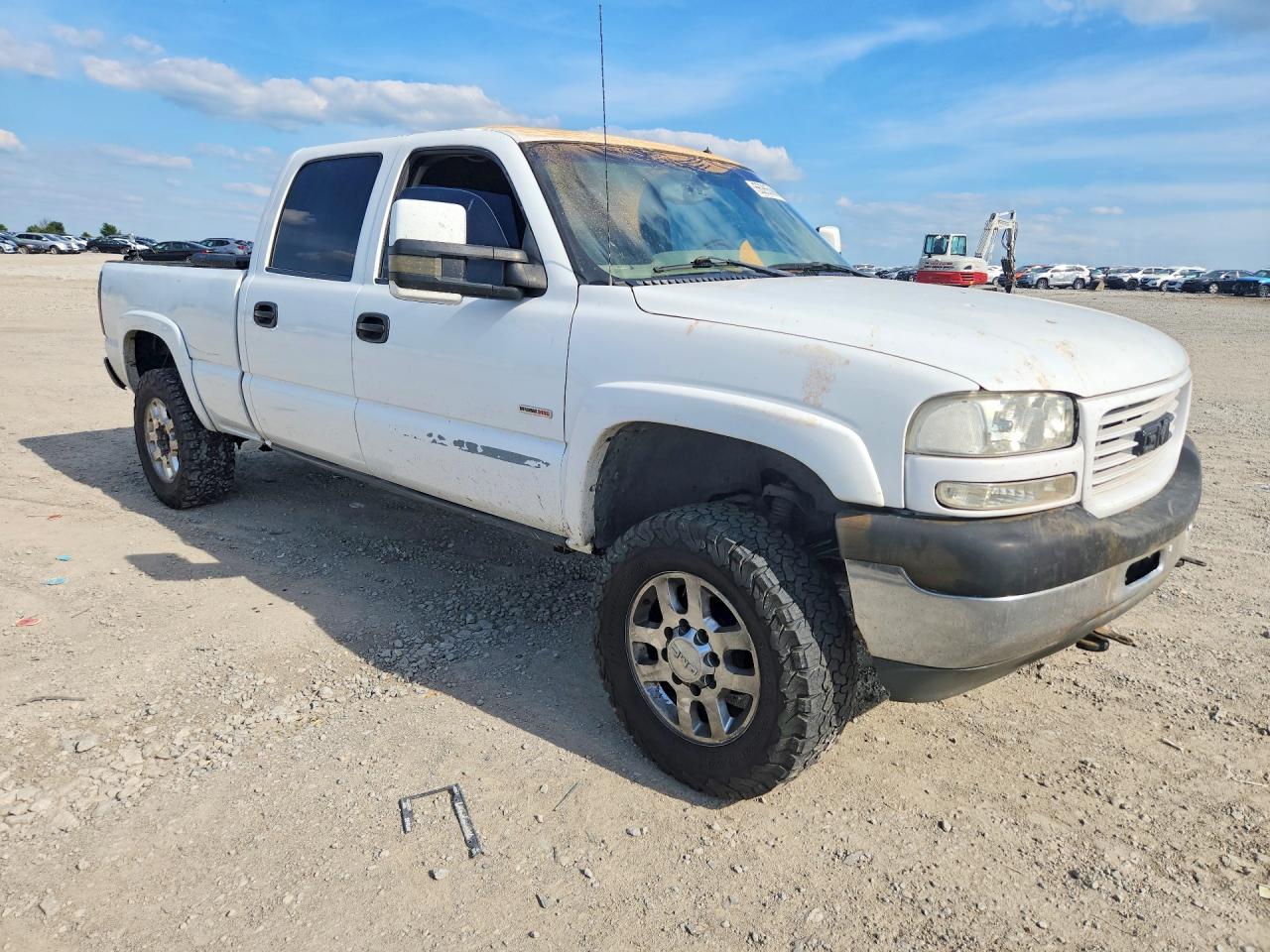 2001 Gmc Sierra K2500 Heavy Duty White vin: 1GTHK23171F183120