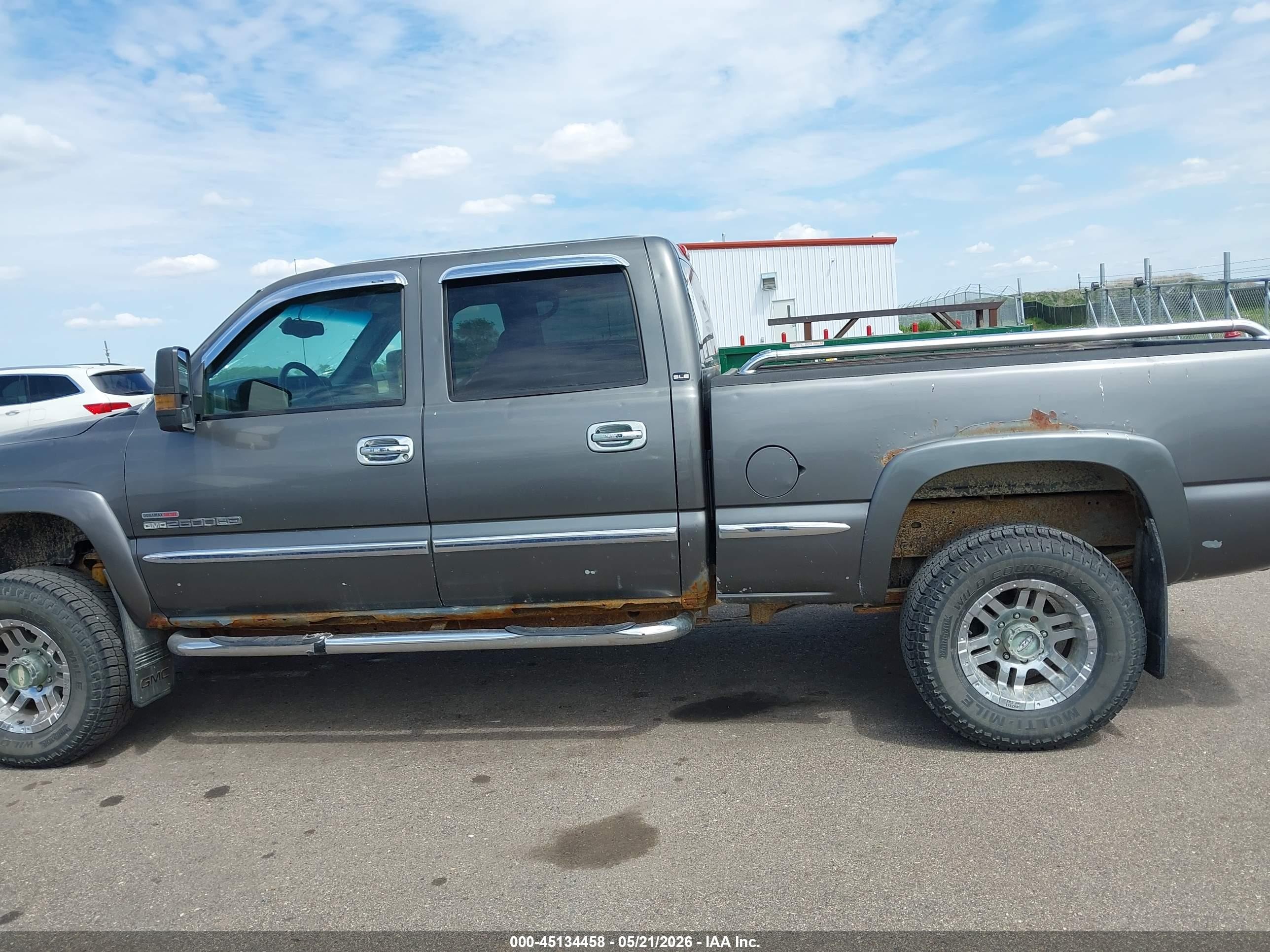 2002 Gmc Sierra 2500hd Sle Gray vin: 1GTHK23172F106474