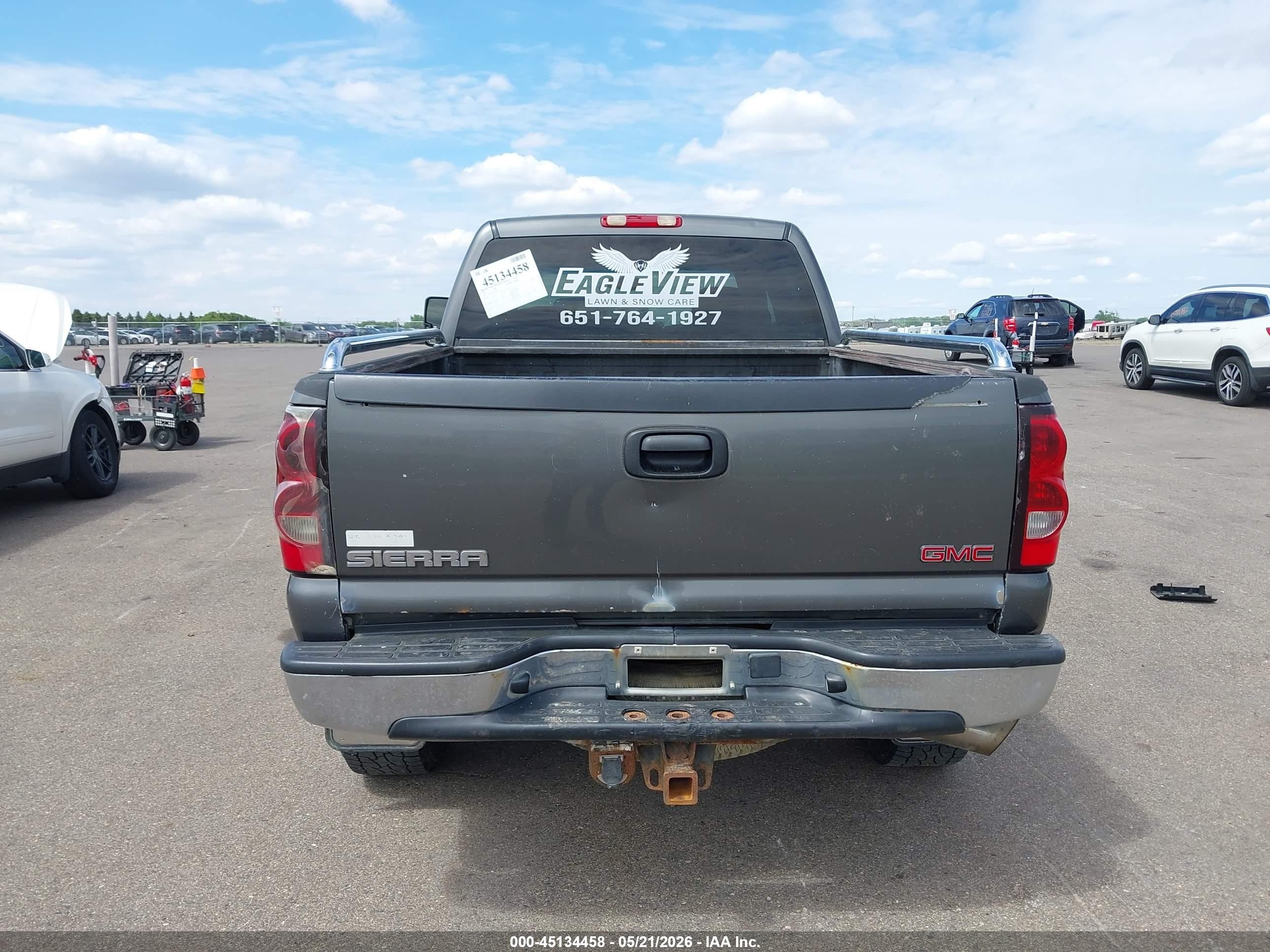 2002 Gmc Sierra 2500hd Sle Gray vin: 1GTHK23172F106474