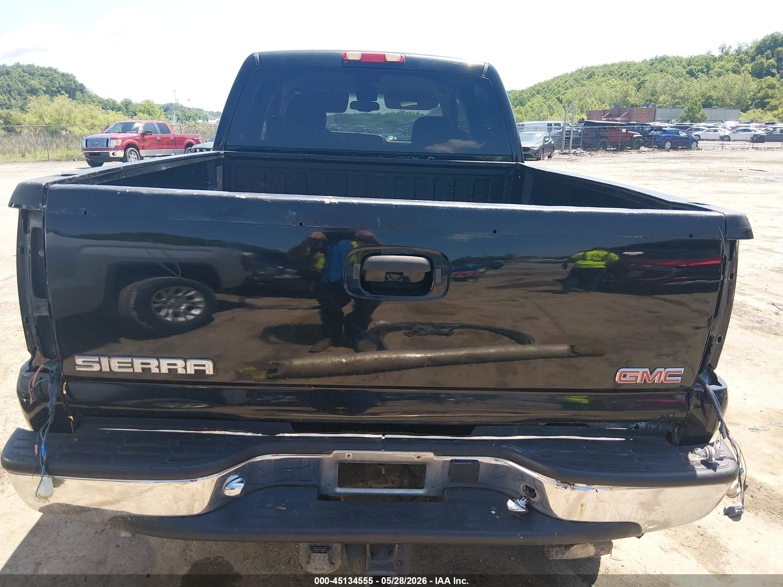 2002 Gmc Sierra 2500hd Sle Black vin: 1GTHK23172F163581
