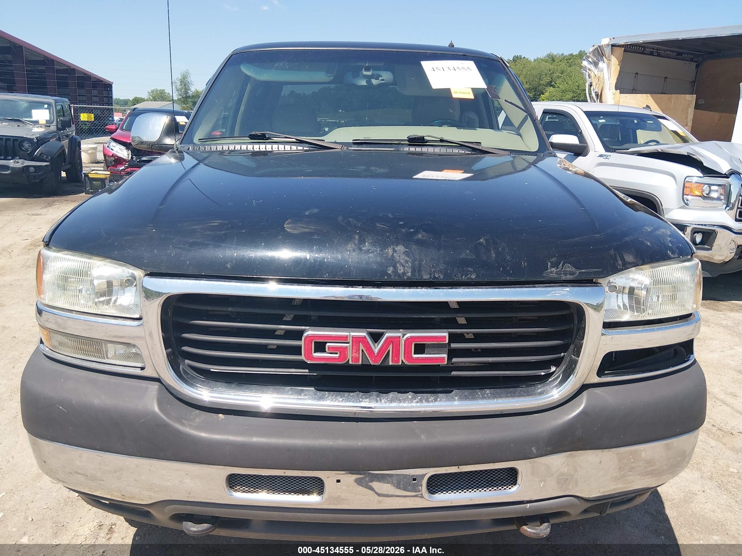 2002 Gmc Sierra 2500hd Sle Black vin: 1GTHK23172F163581