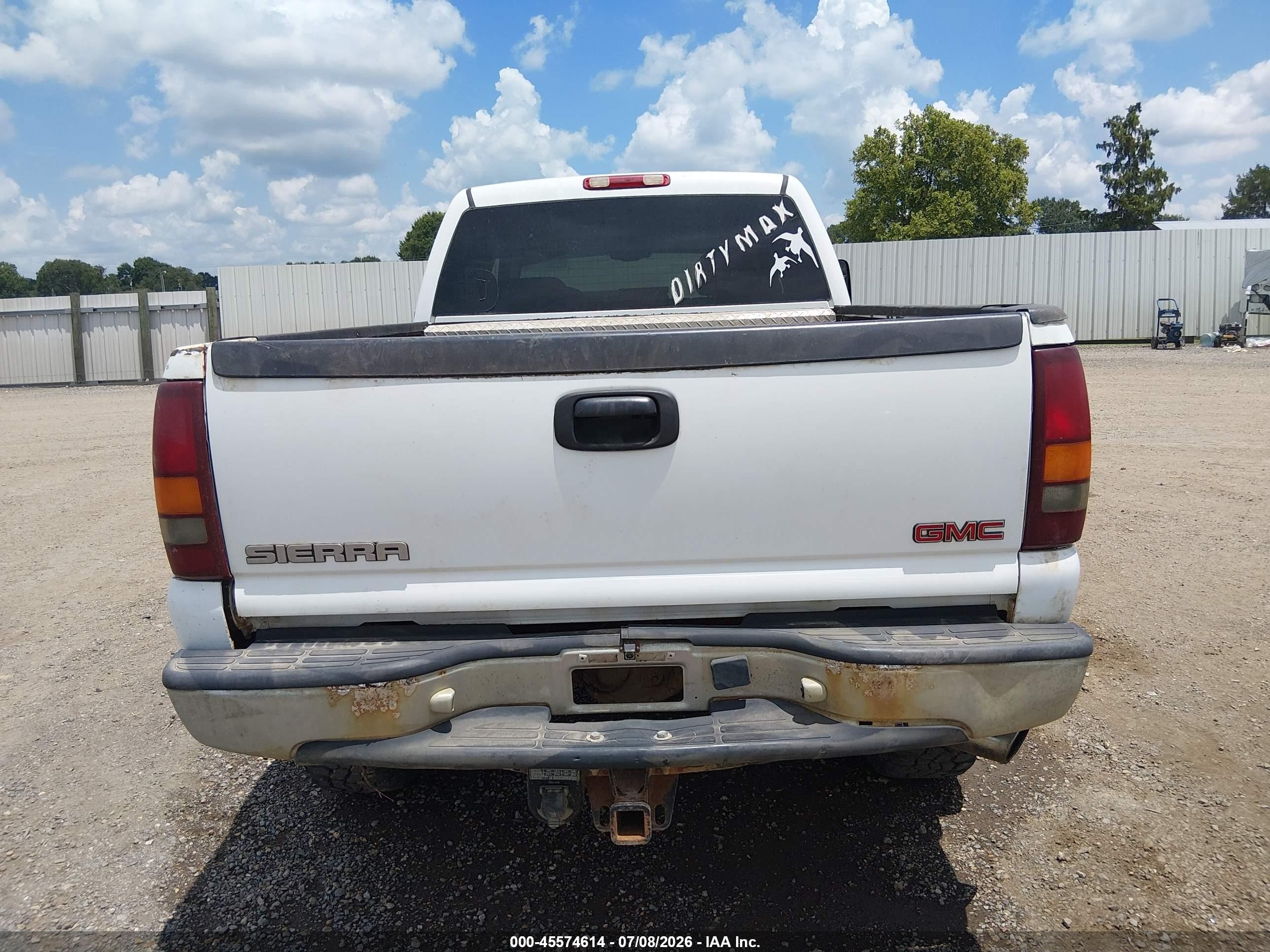 2002 Gmc Sierra 2500hd Sle Белый vin: 1GTHK23172F208566