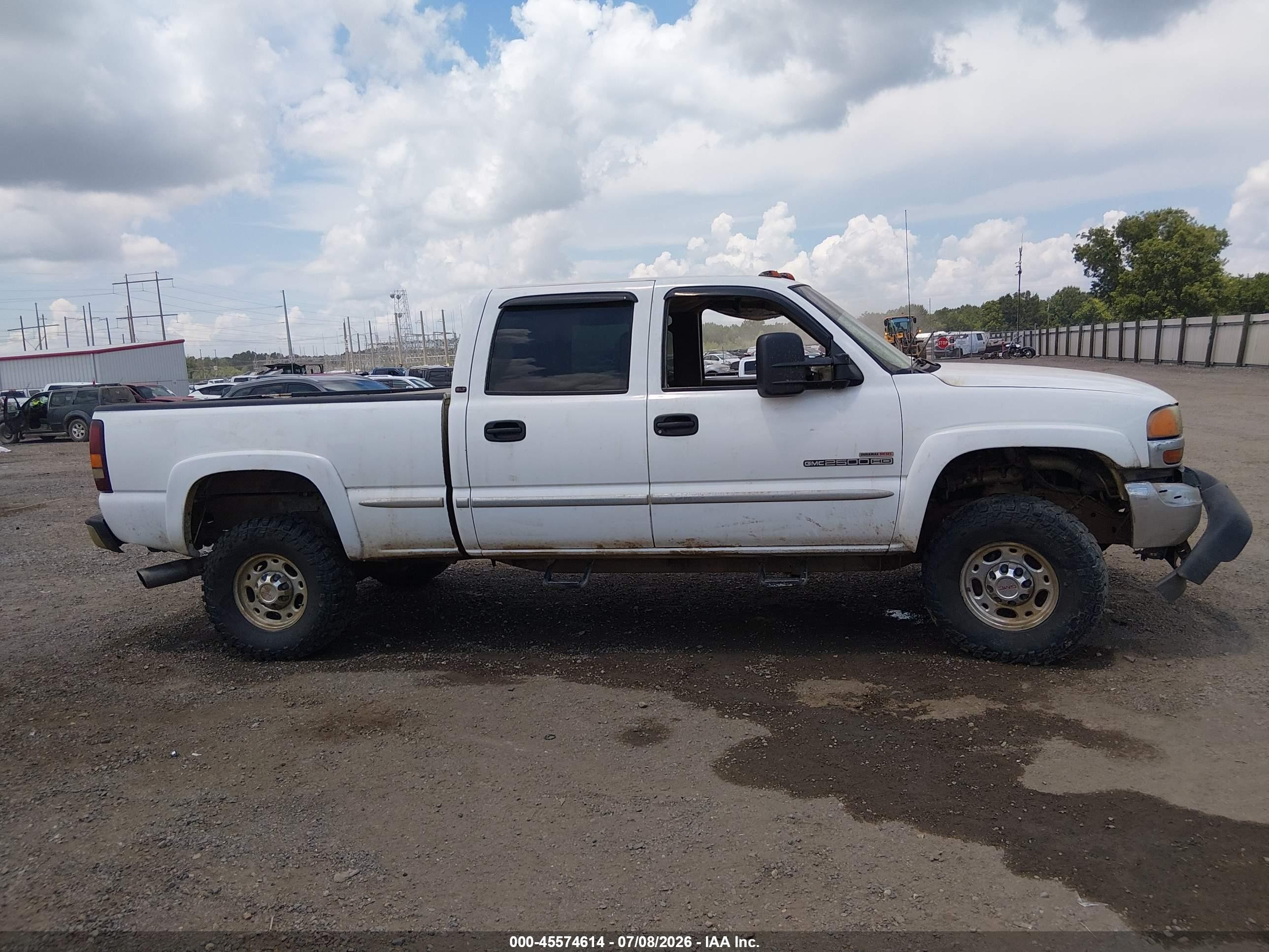 2002 Gmc Sierra 2500hd Sle Белый vin: 1GTHK23172F208566
