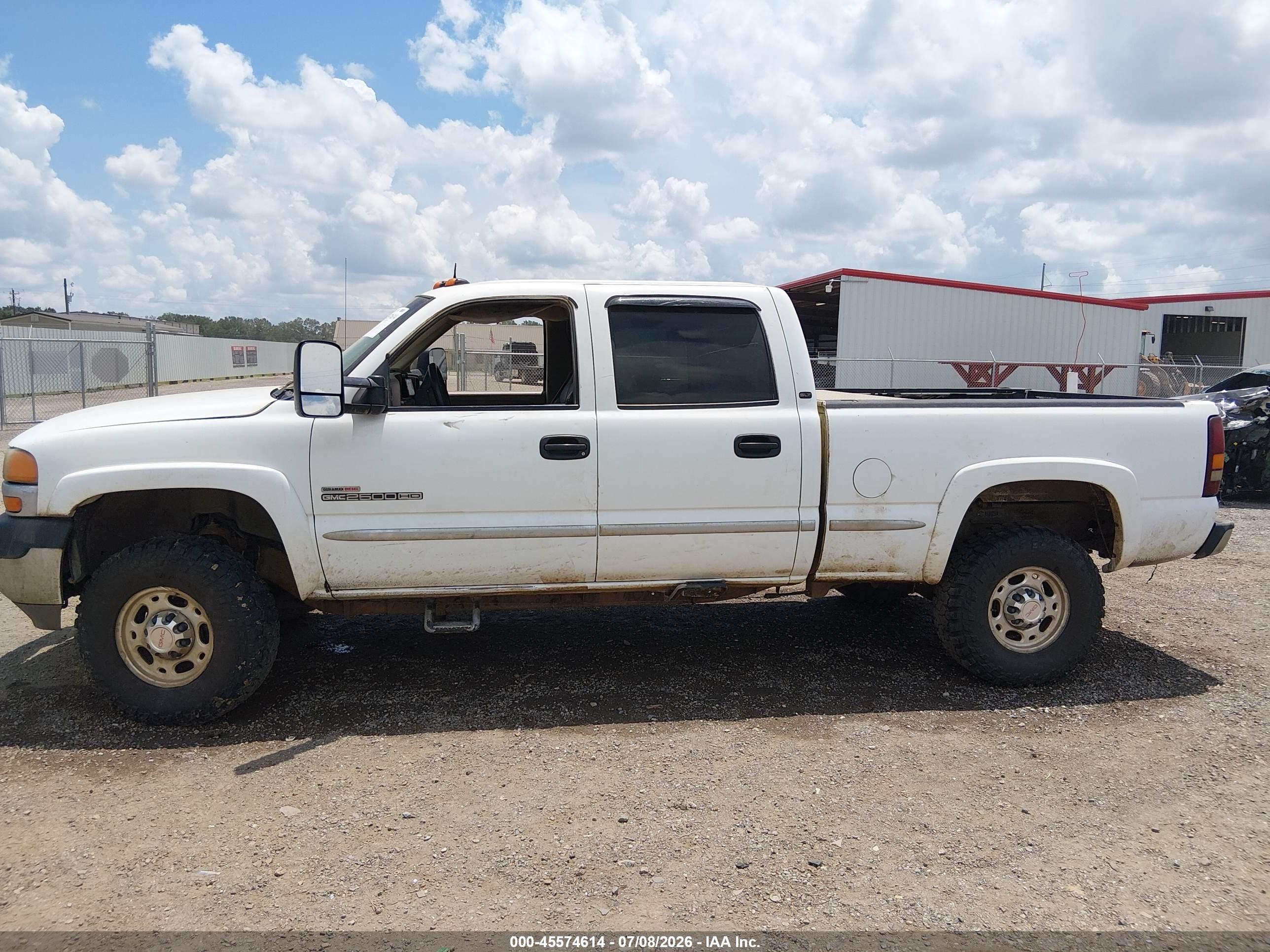 2002 Gmc Sierra 2500hd Sle Белый vin: 1GTHK23172F208566