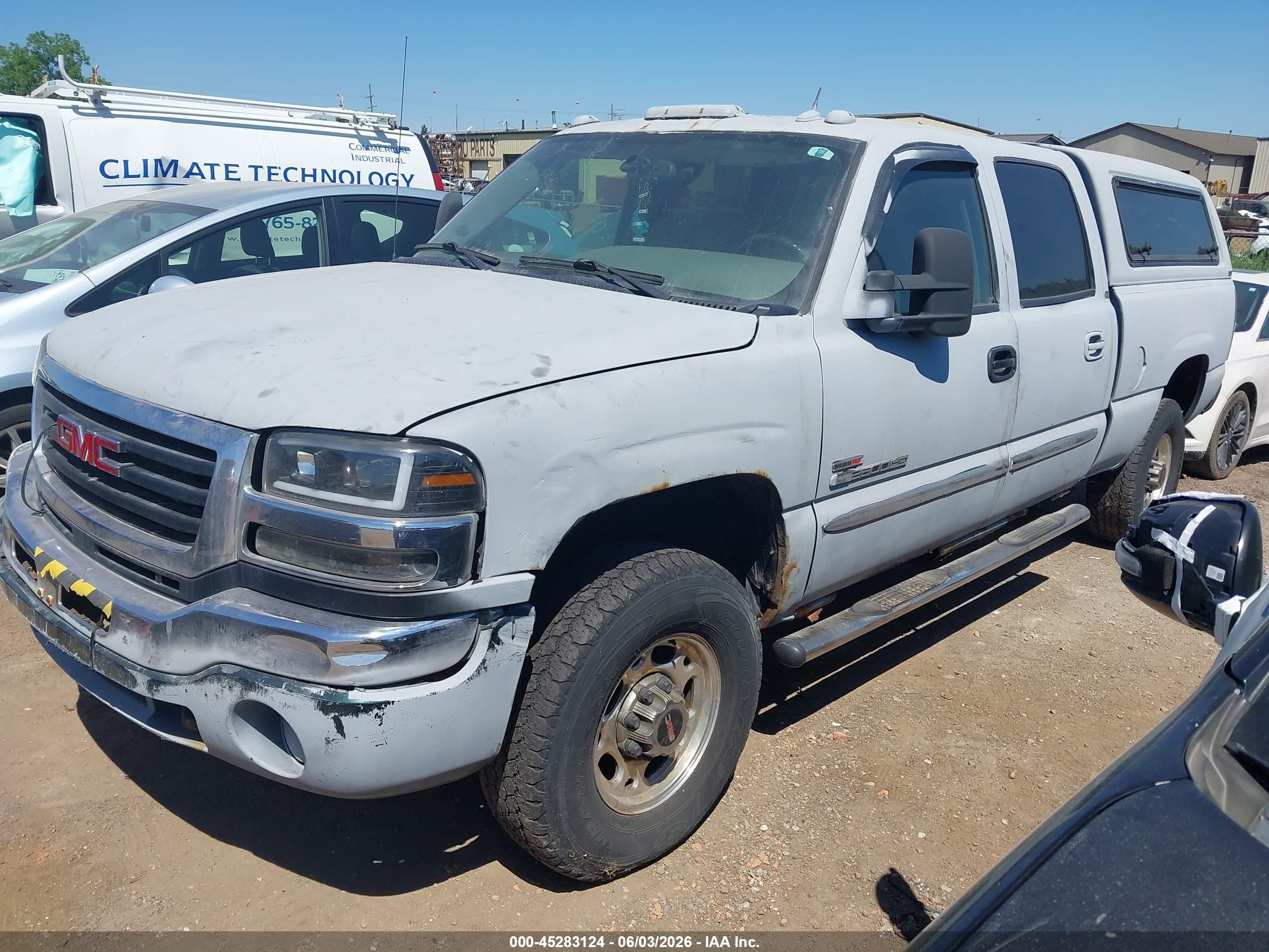 2004 Gmc Sierra 2500hd Sle/slt/work Truck Gray vin: 1GTHK23174F122595