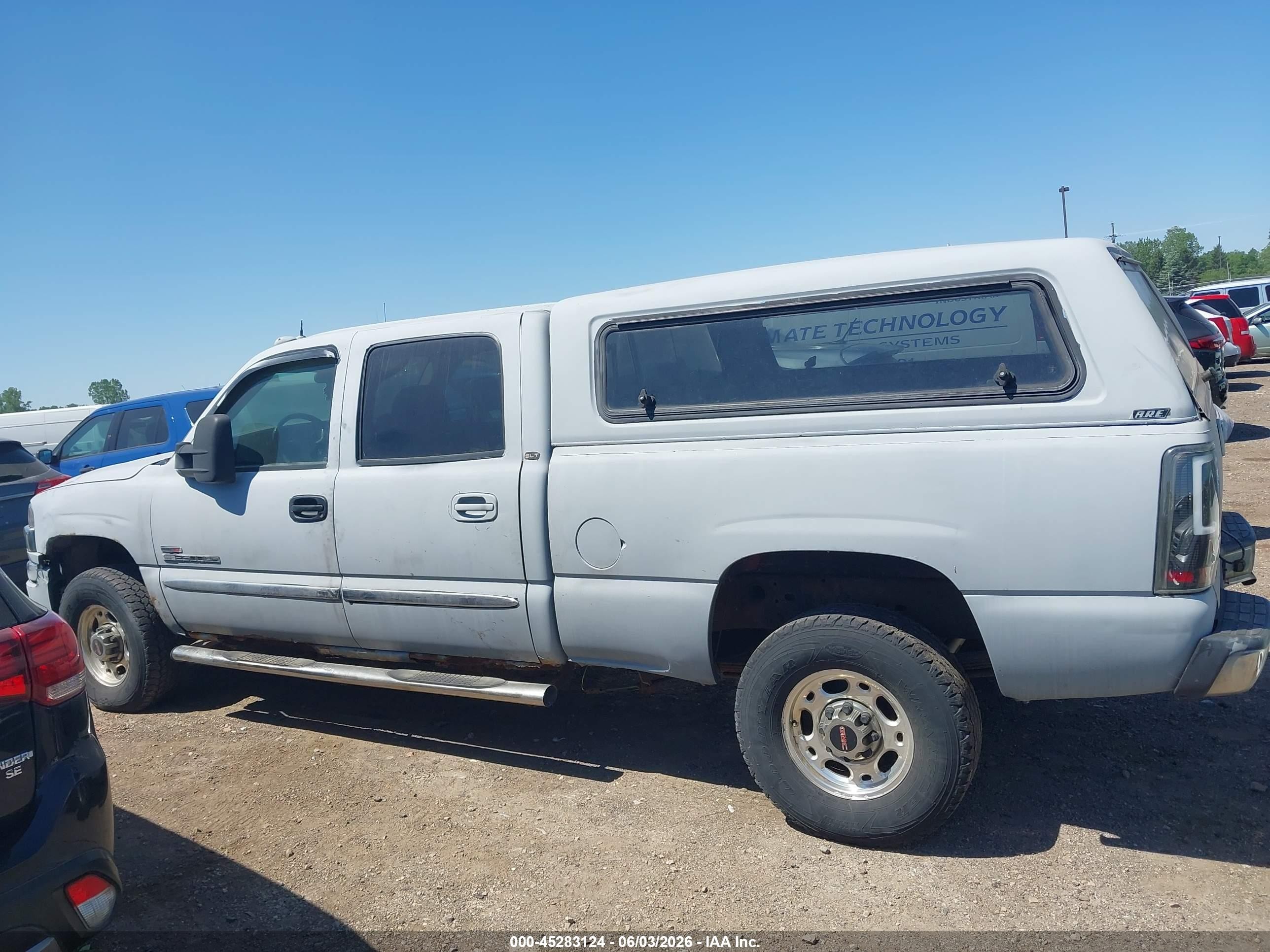 2004 Gmc Sierra 2500hd Sle/slt/work Truck Gray vin: 1GTHK23174F122595