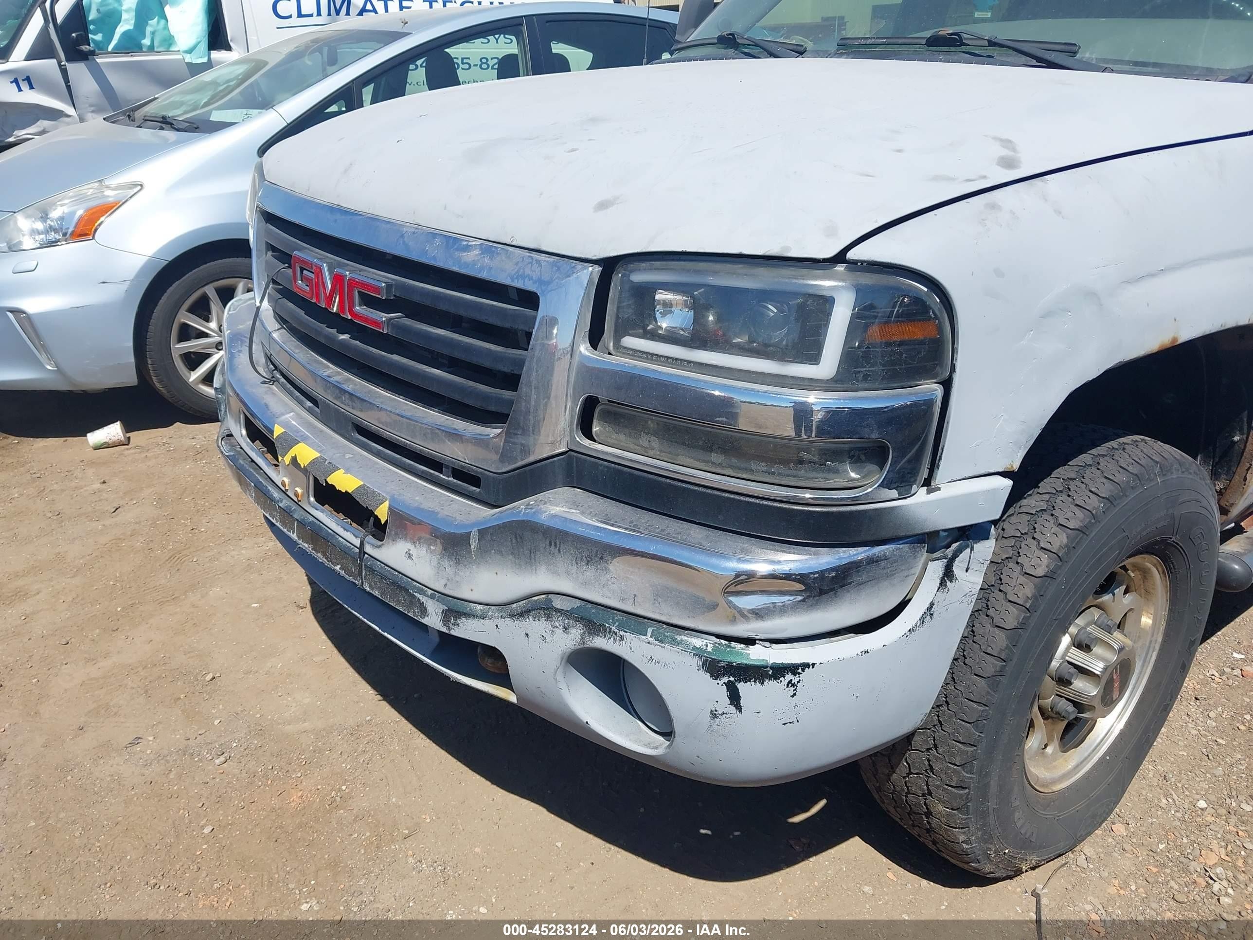 2004 Gmc Sierra 2500hd Sle/slt/work Truck Gray vin: 1GTHK23174F122595