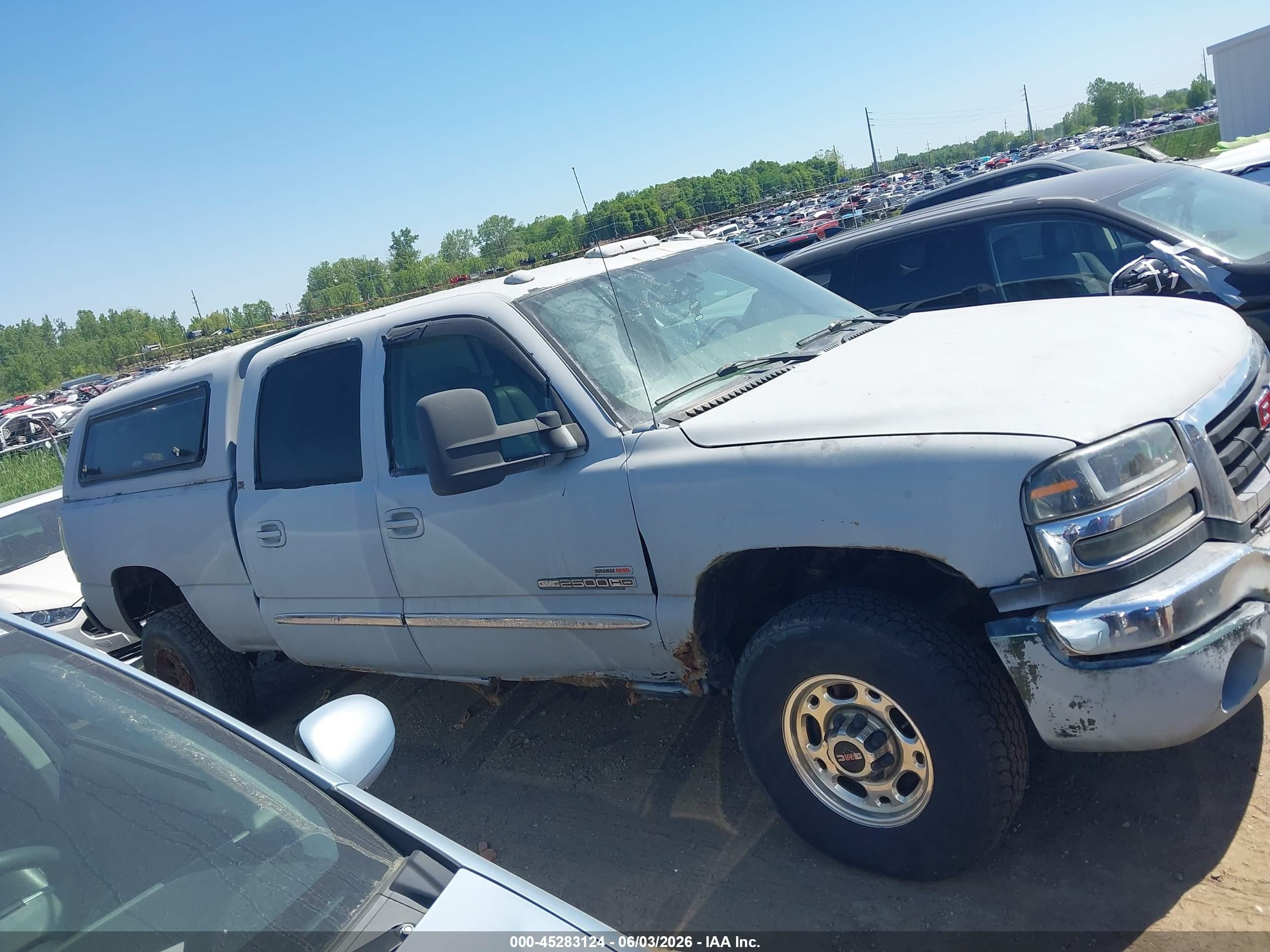 2004 Gmc Sierra 2500hd Sle/slt/work Truck Gray vin: 1GTHK23174F122595