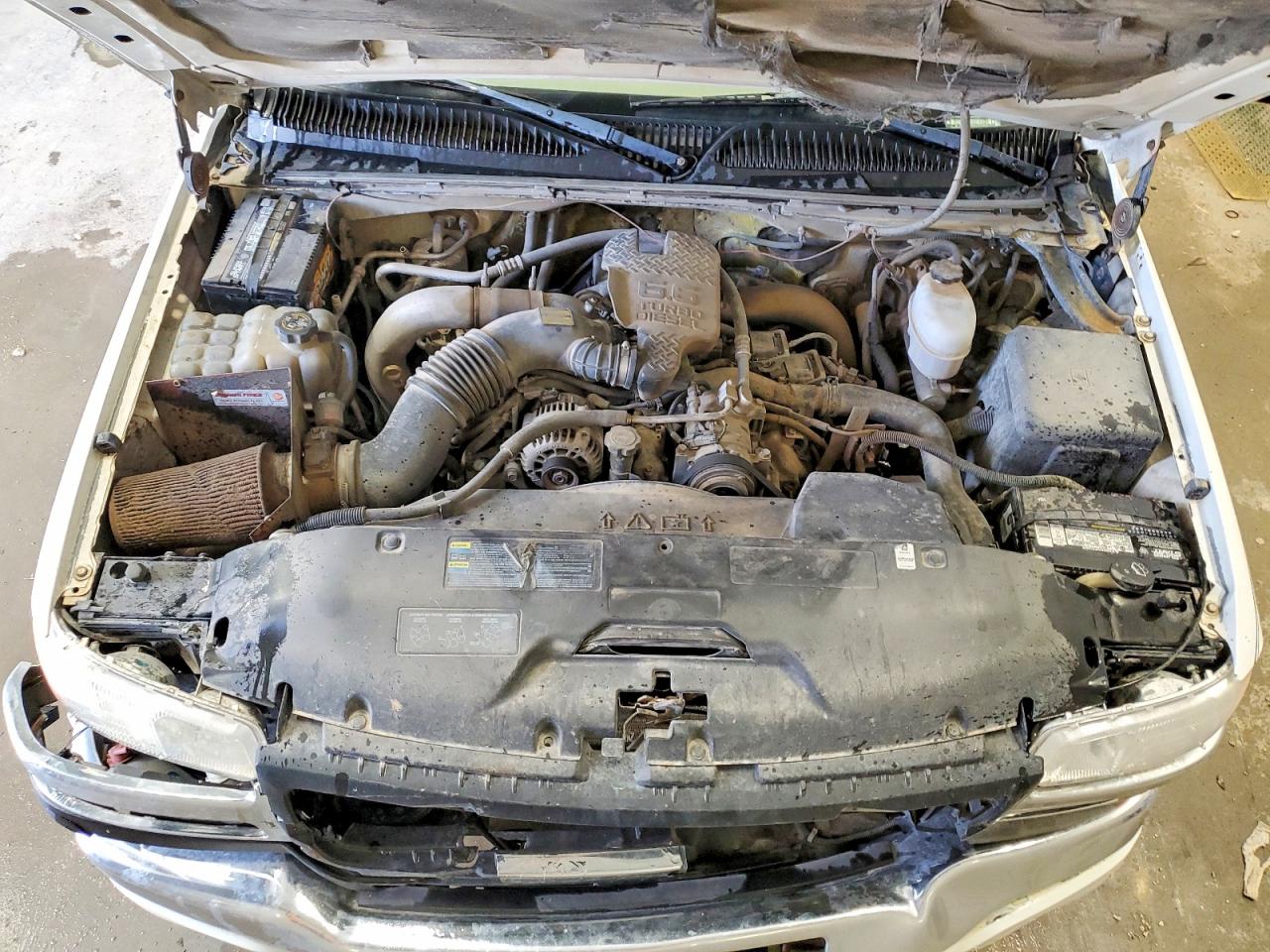 2003 Gmc Sierra K2500 Heavy Duty White vin: 1GTHK23183F178043
