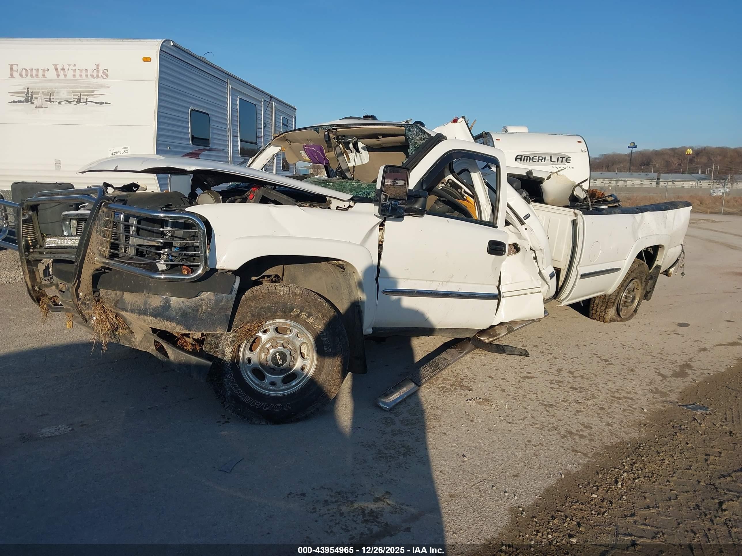 2002 Gmc Sierra 2500hd Sle Белый vin: 1GTHK23192F169785