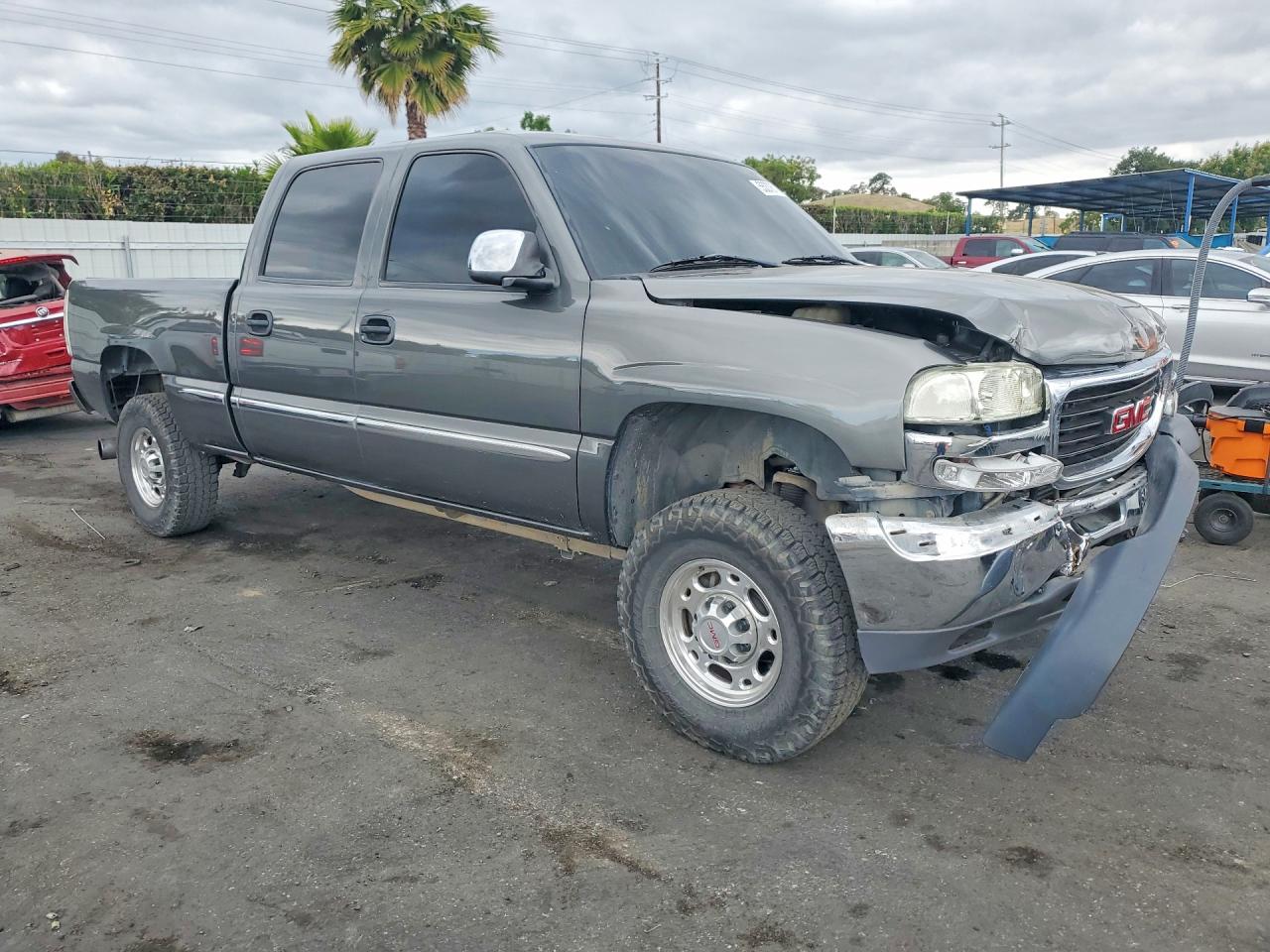 2002 Gmc Sierra K2500 Heavy Duty Gray vin: 1GTHK23192F177868