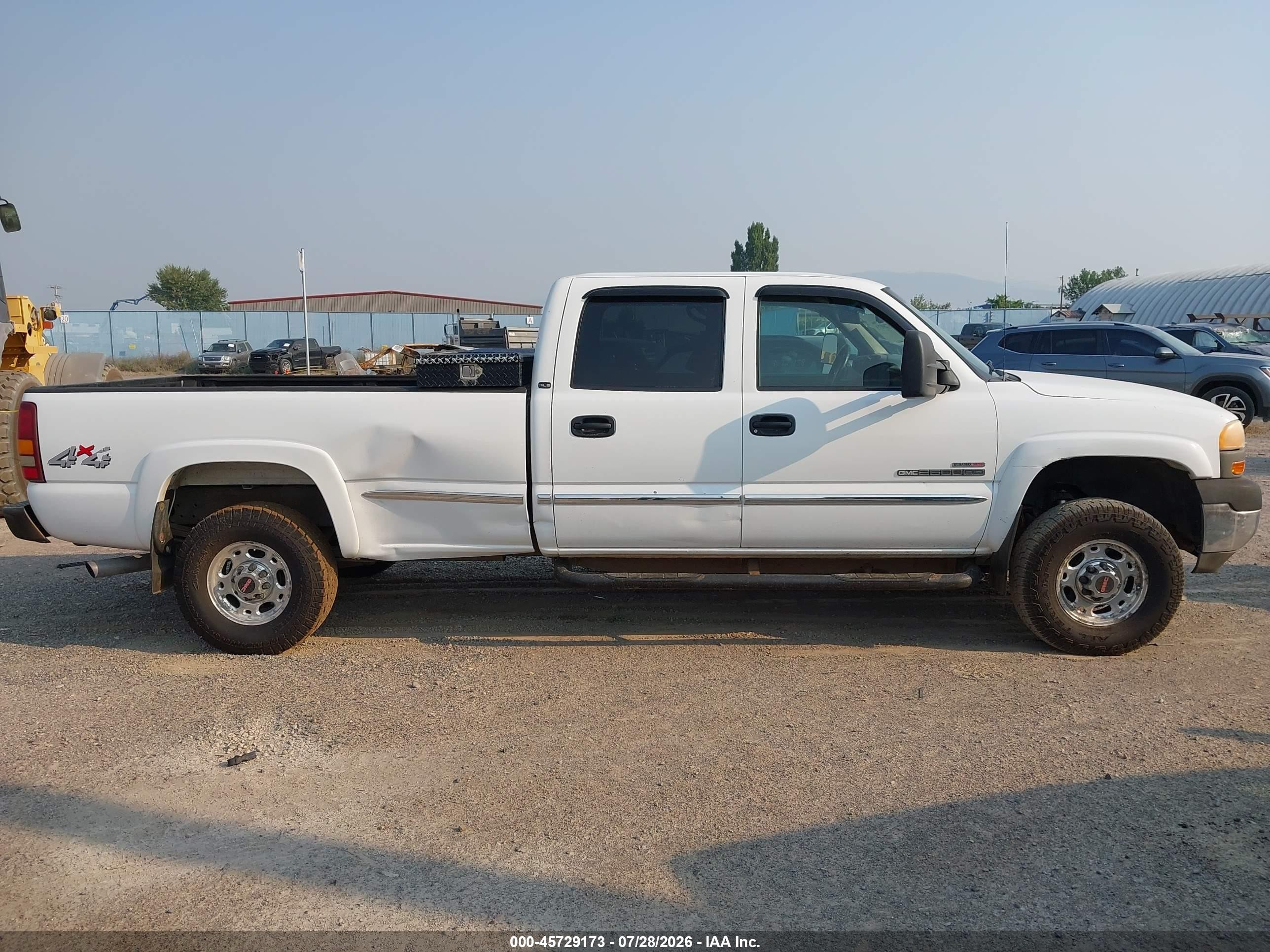 2002 Gmc Sierra 2500hd Sle White vin: 1GTHK23192F238491