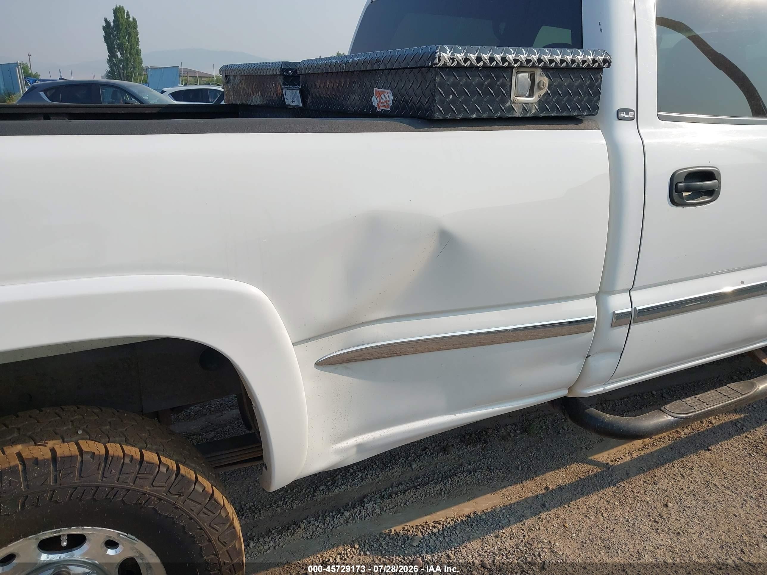 2002 Gmc Sierra 2500hd Sle White vin: 1GTHK23192F238491