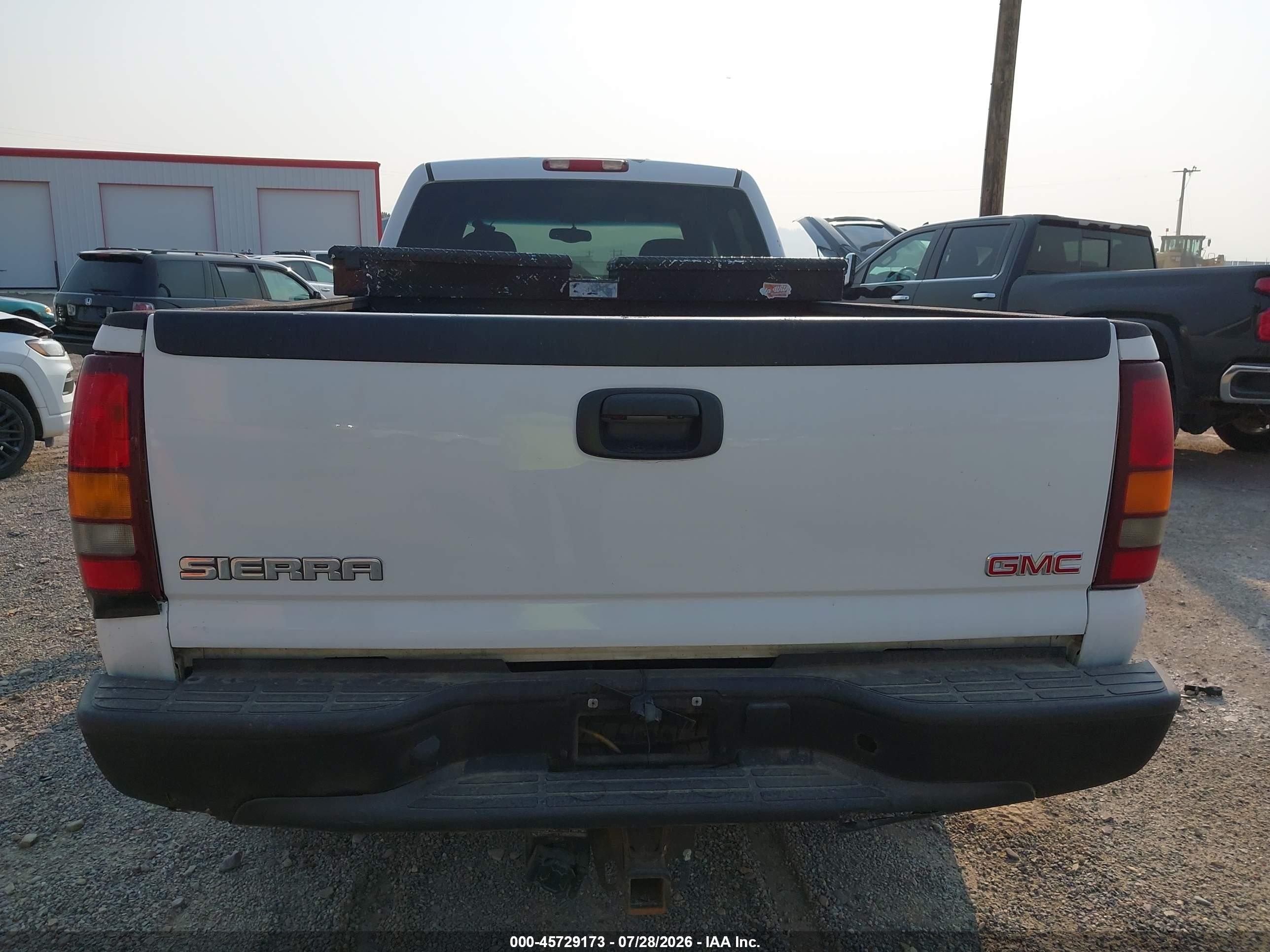 2002 Gmc Sierra 2500hd Sle White vin: 1GTHK23192F238491