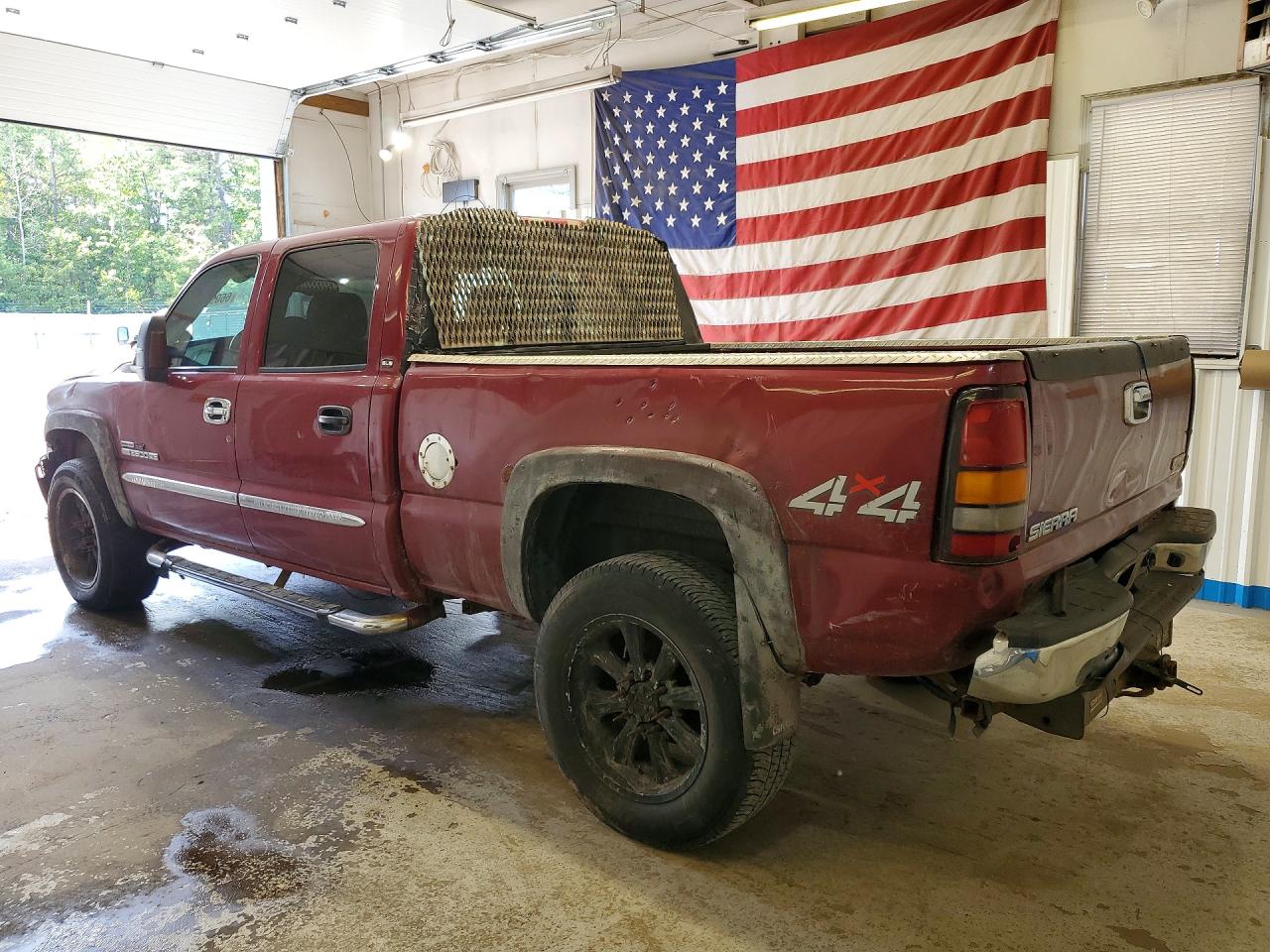 2005 Gmc Sierra K2500 Heavy Duty Maroon vin: 1GTHK23205F969016