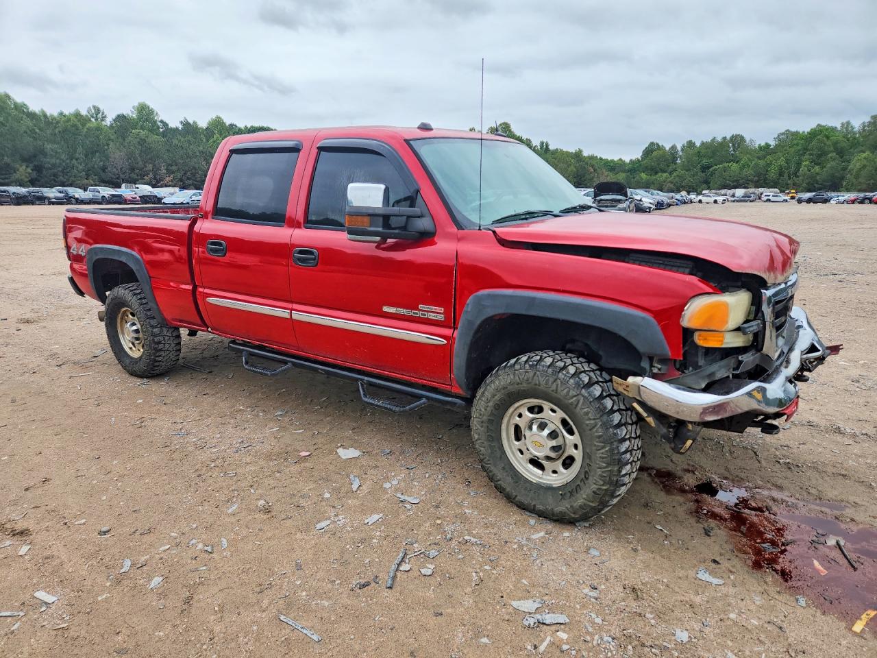 2005 Gmc Sierra K2500 Heavy Duty Red vin: 1GTHK23215F842470