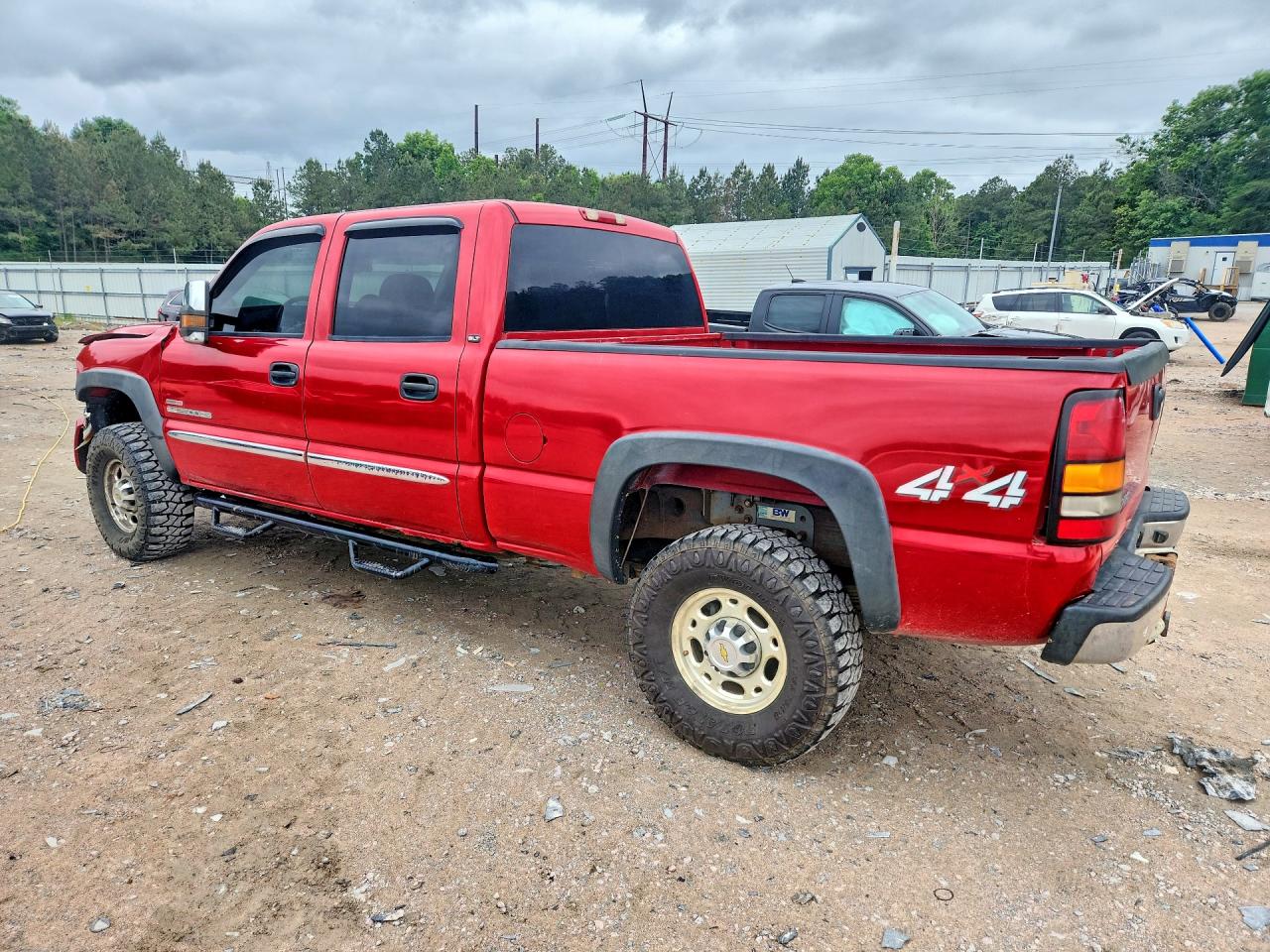 2005 Gmc Sierra K2500 Heavy Duty Red vin: 1GTHK23215F842470