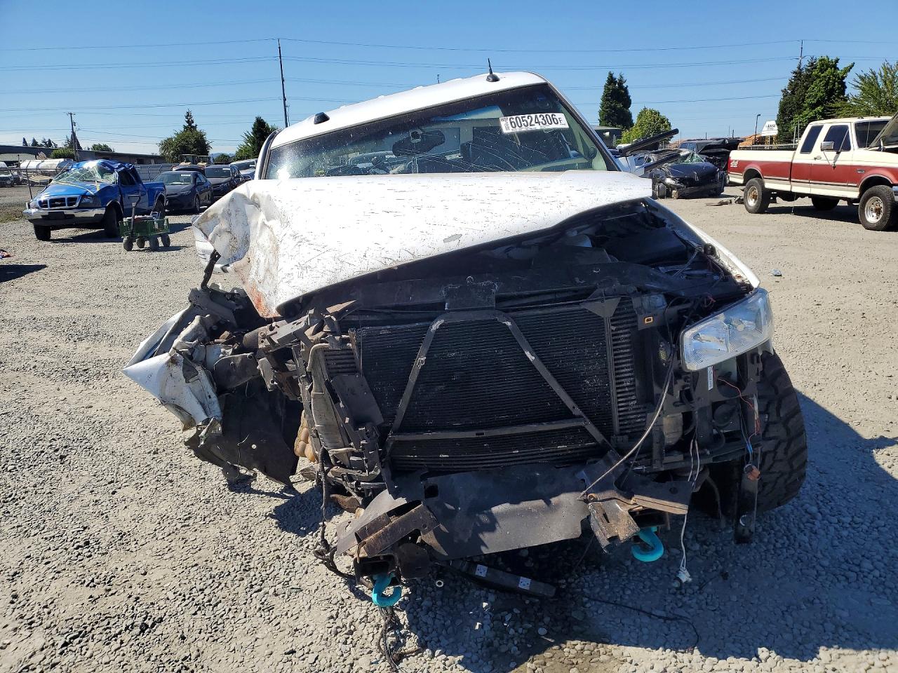 2005 Gmc Sierra K2500 Heavy Duty White vin: 1GTHK23215F876084