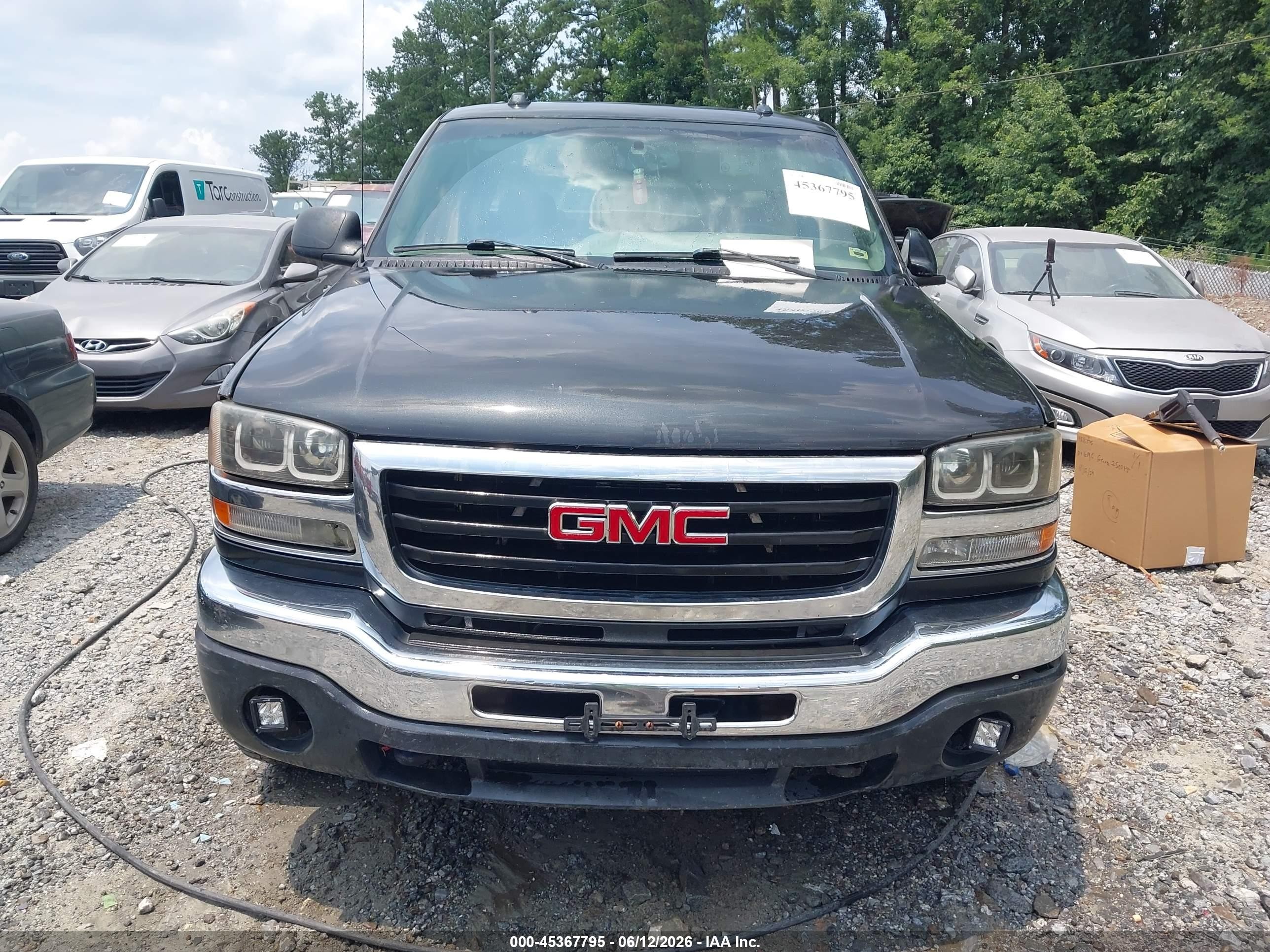 2004 Gmc Sierra 2500hd Slt Черный vin: 1GTHK23224F207126