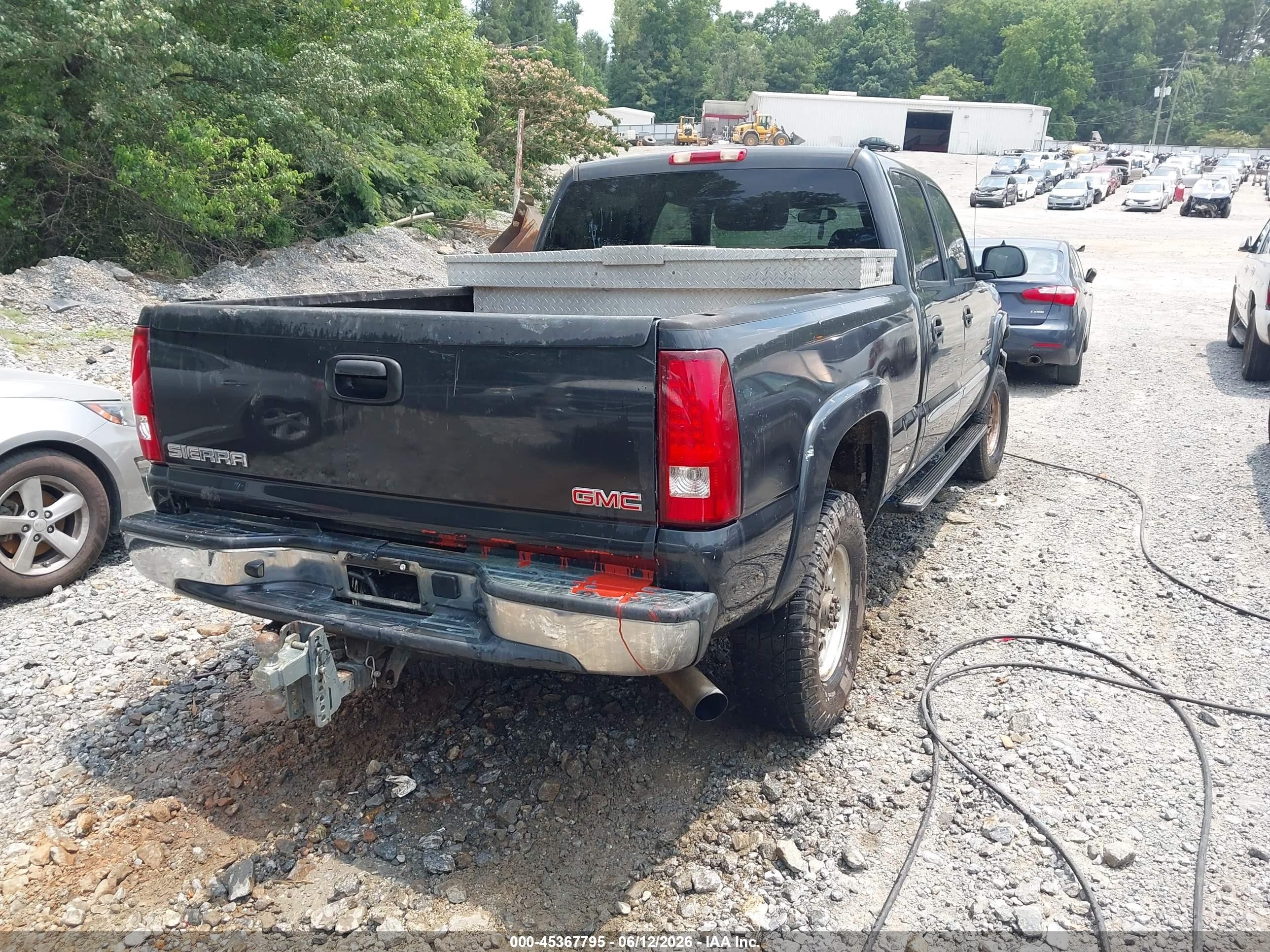 2004 Gmc Sierra 2500hd Slt Черный vin: 1GTHK23224F207126