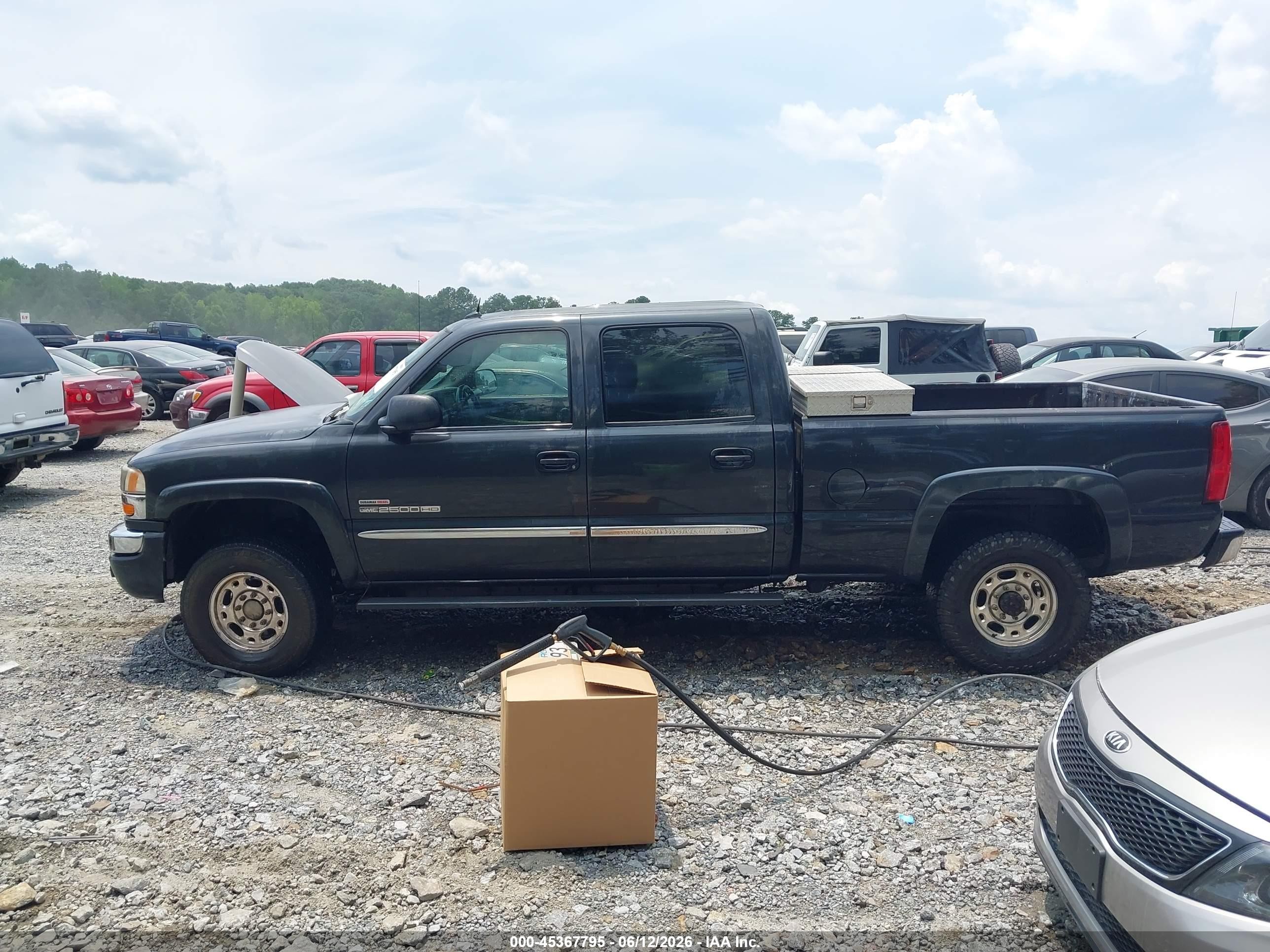 2004 Gmc Sierra 2500hd Slt Черный vin: 1GTHK23224F207126