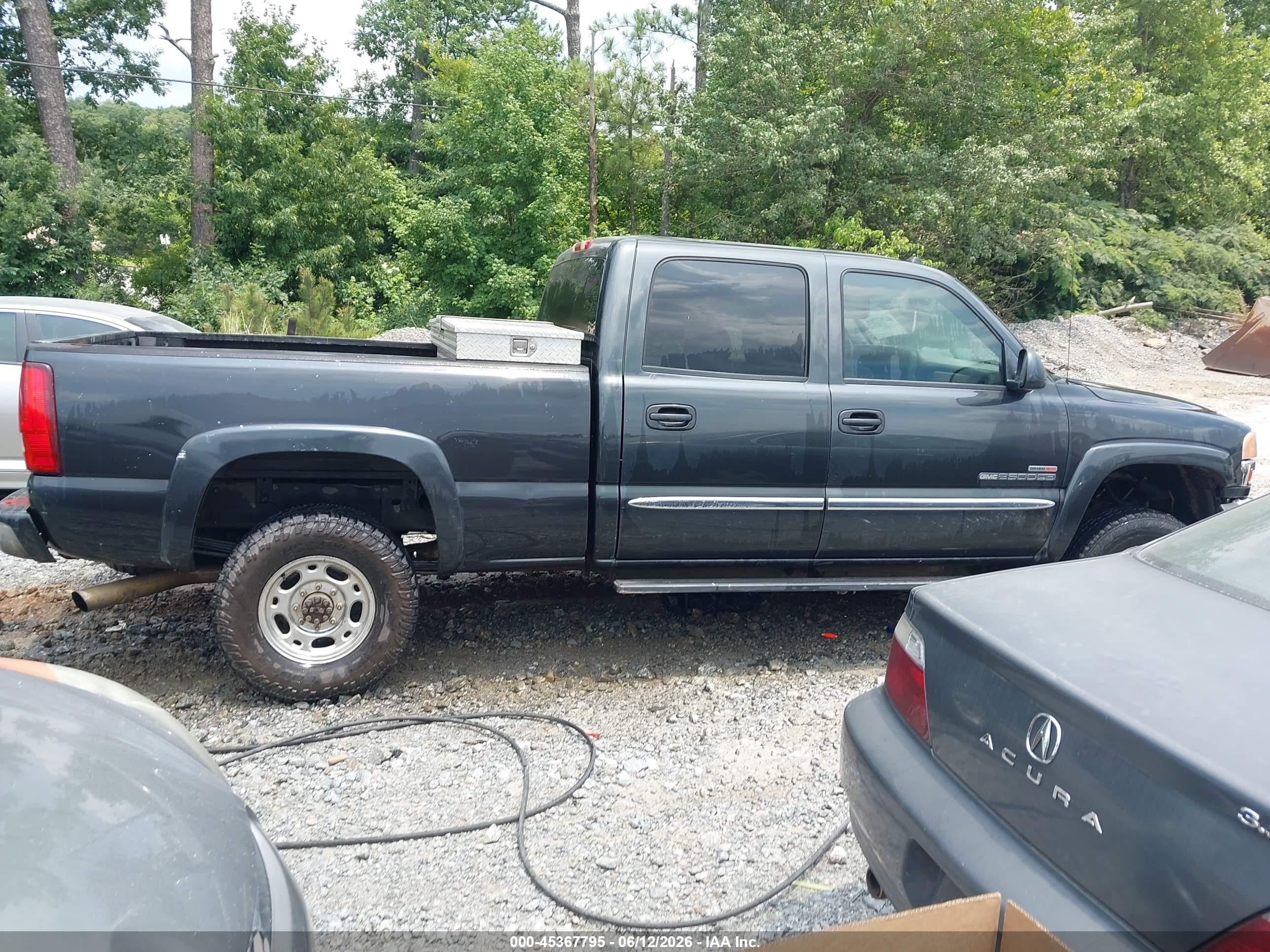 2004 Gmc Sierra 2500hd Slt Черный vin: 1GTHK23224F207126