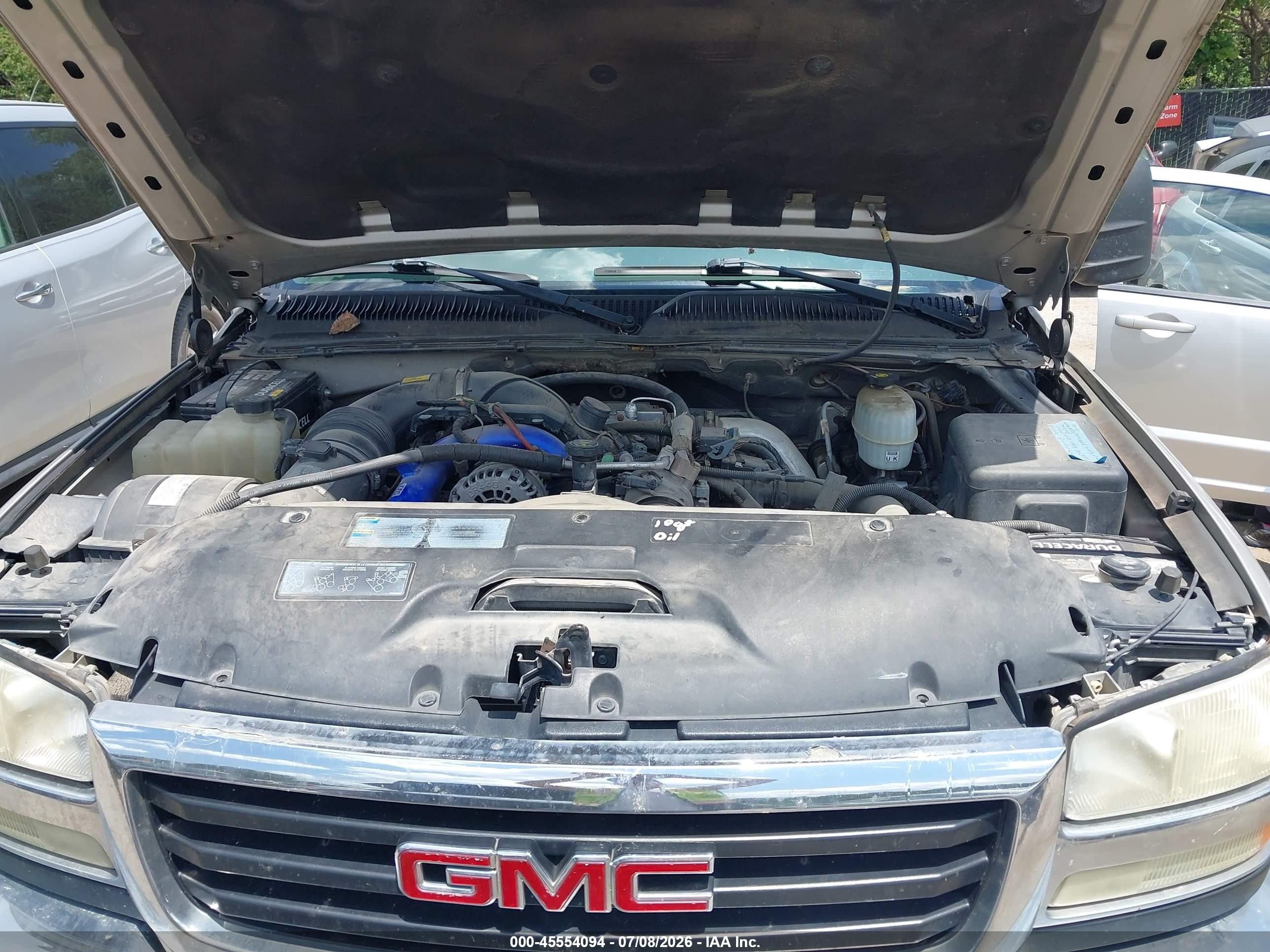 2006 Gmc Sierra 2500hd Slt Silver vin: 1GTHK23226F100368
