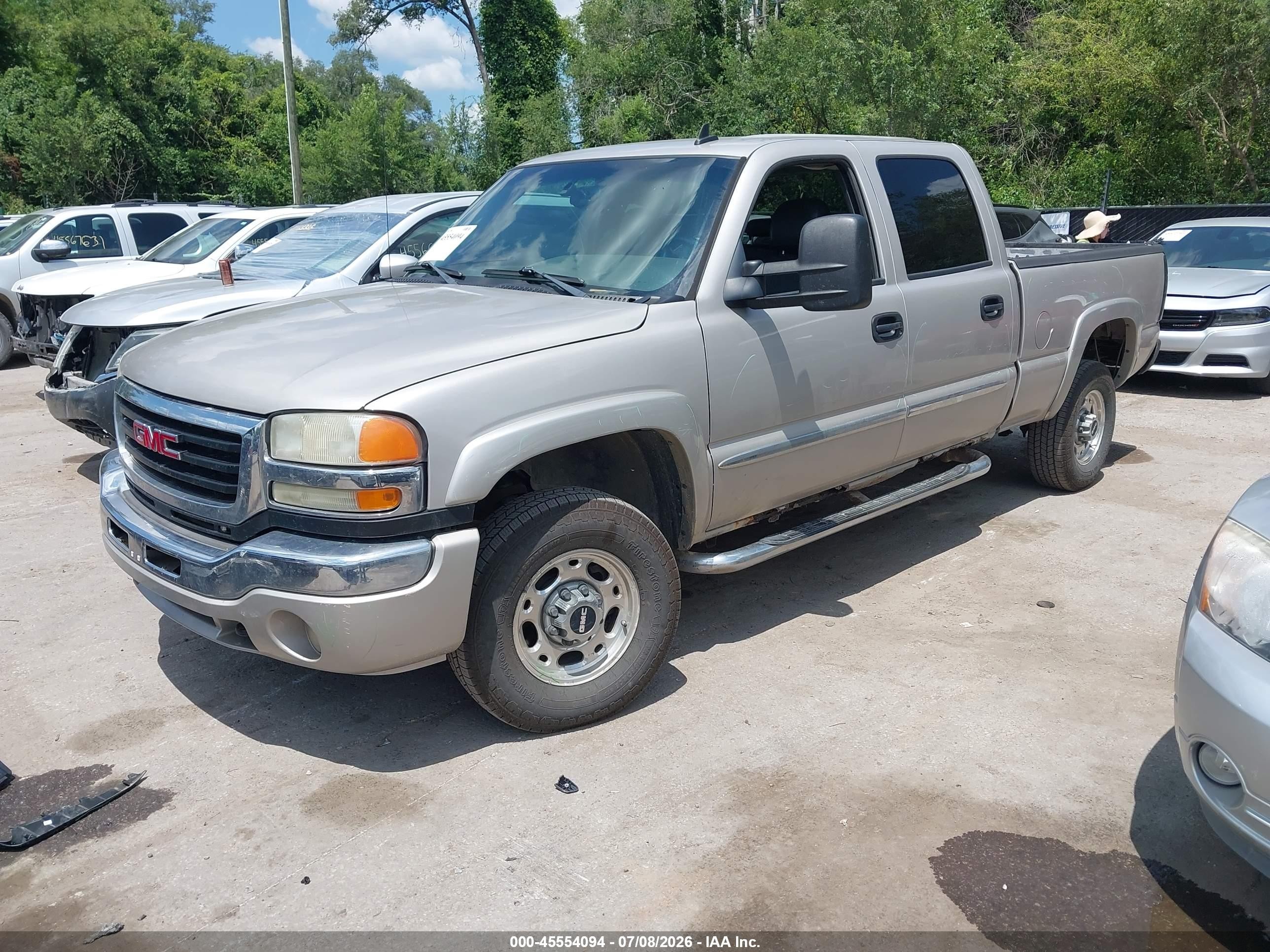 2006 Gmc Sierra 2500hd Slt Silver vin: 1GTHK23226F100368