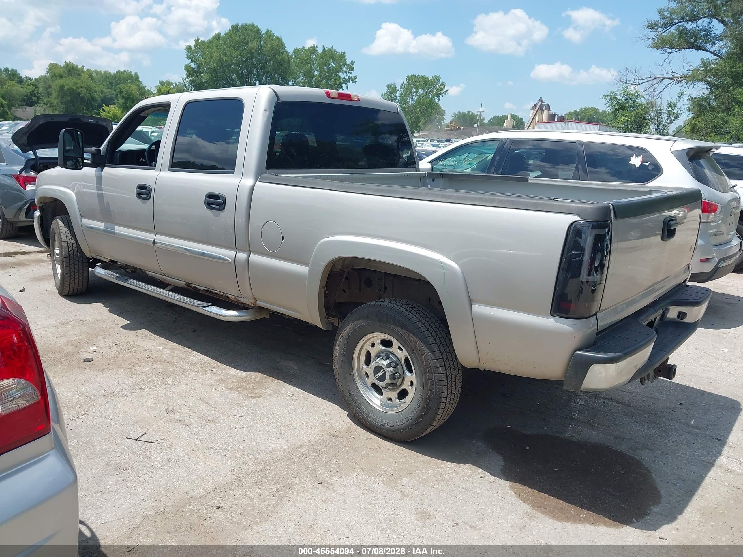 2006 Gmc Sierra 2500hd Slt Silver vin: 1GTHK23226F100368
