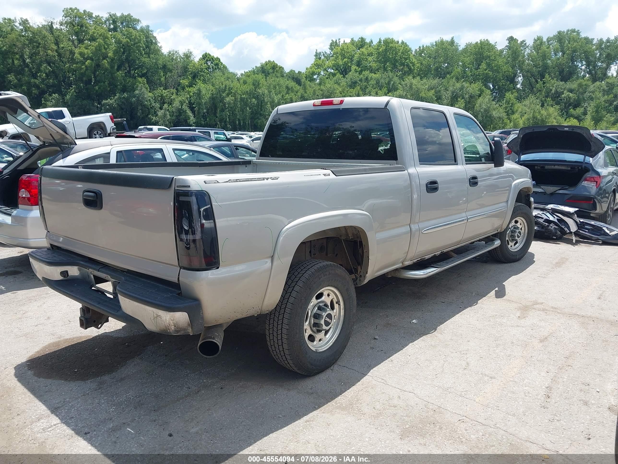 2006 Gmc Sierra 2500hd Slt Silver vin: 1GTHK23226F100368