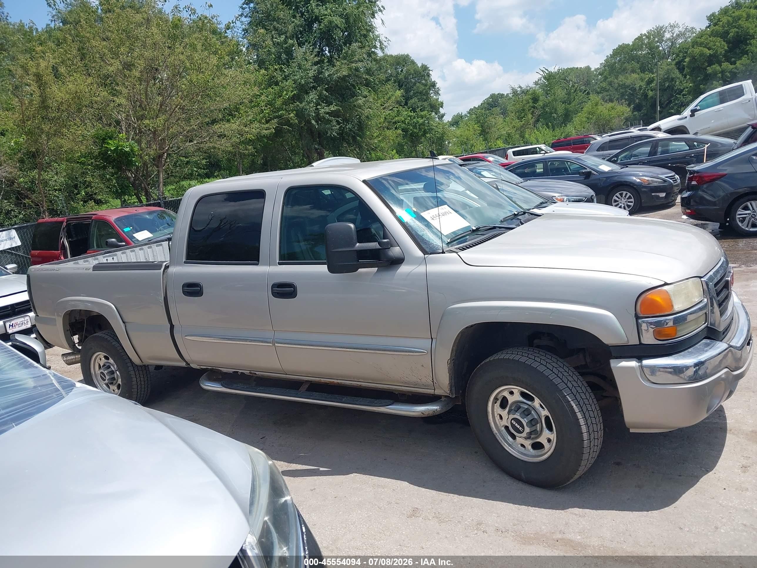 2006 Gmc Sierra 2500hd Slt Silver vin: 1GTHK23226F100368