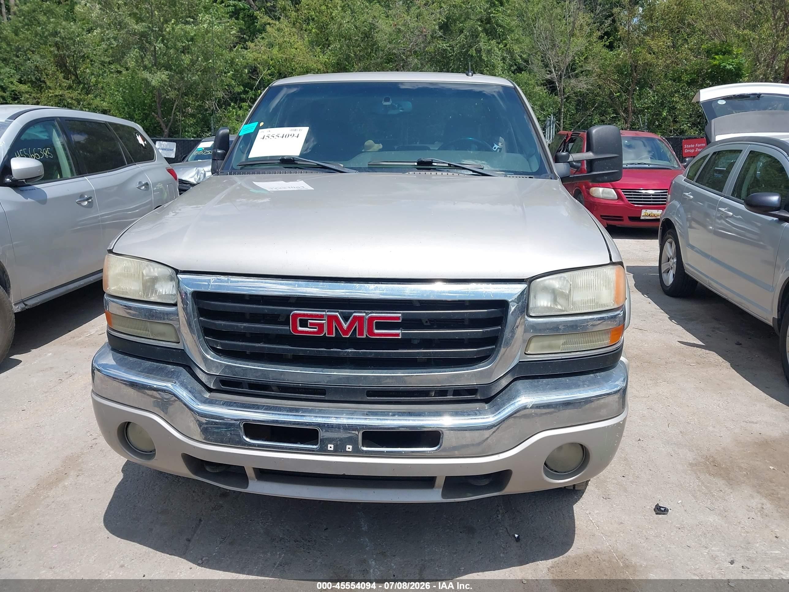 2006 Gmc Sierra 2500hd Slt Silver vin: 1GTHK23226F100368