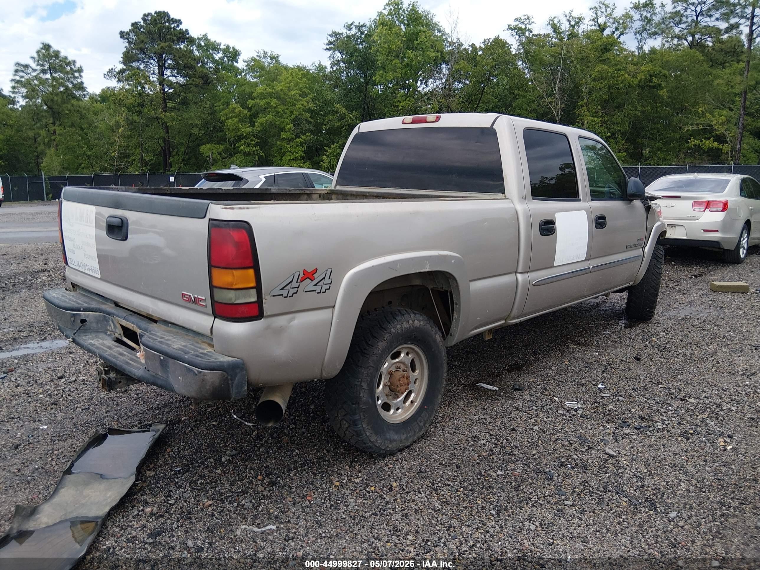 2004 Gmc Sierra 2500hd Slt Gray vin: 1GTHK23244F256408