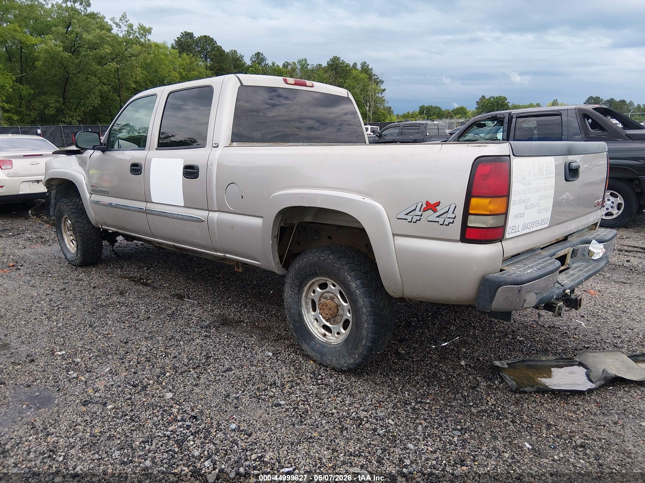 2004 Gmc Sierra 2500hd Slt Gray vin: 1GTHK23244F256408