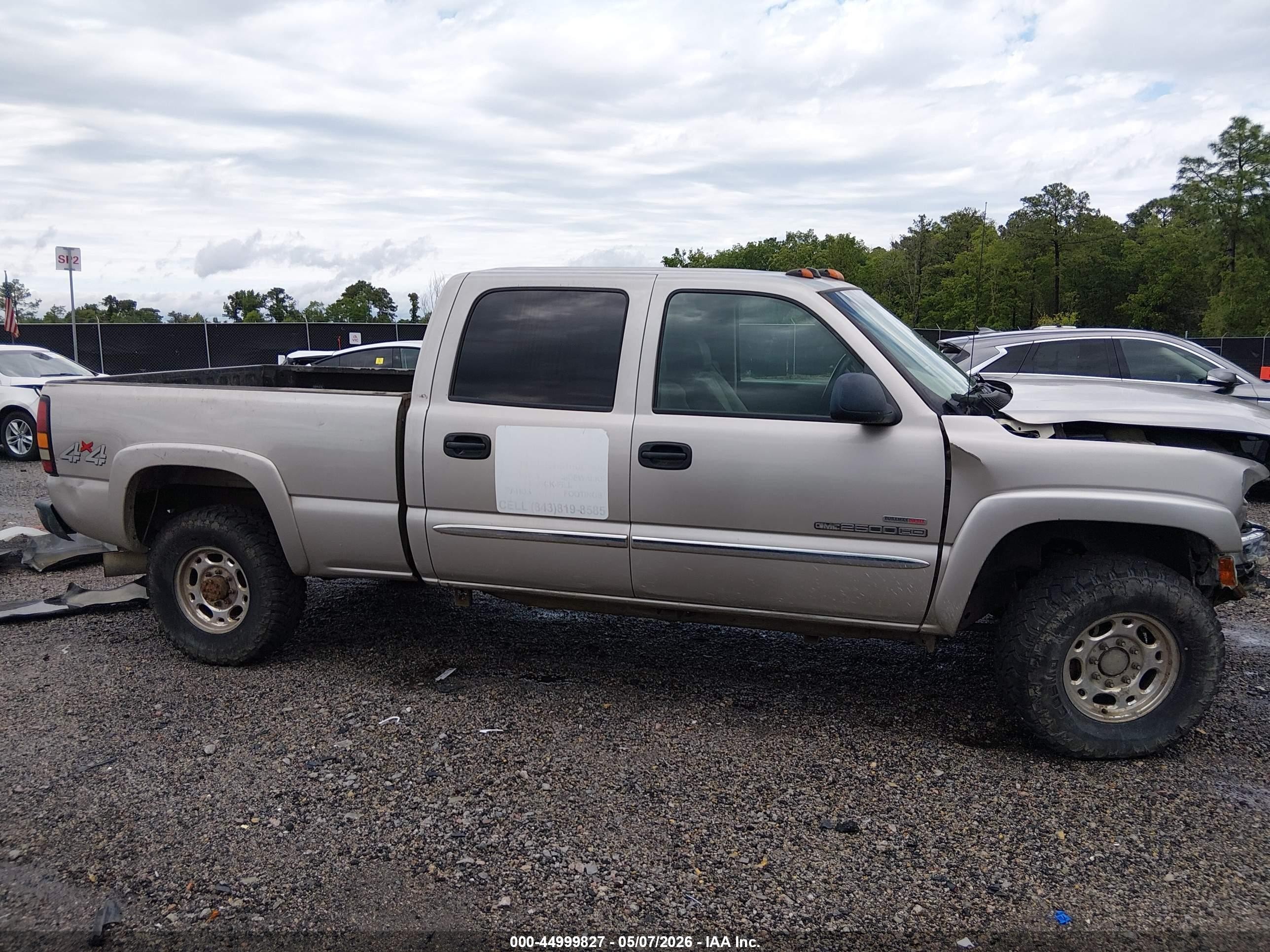 2004 Gmc Sierra 2500hd Slt Gray vin: 1GTHK23244F256408