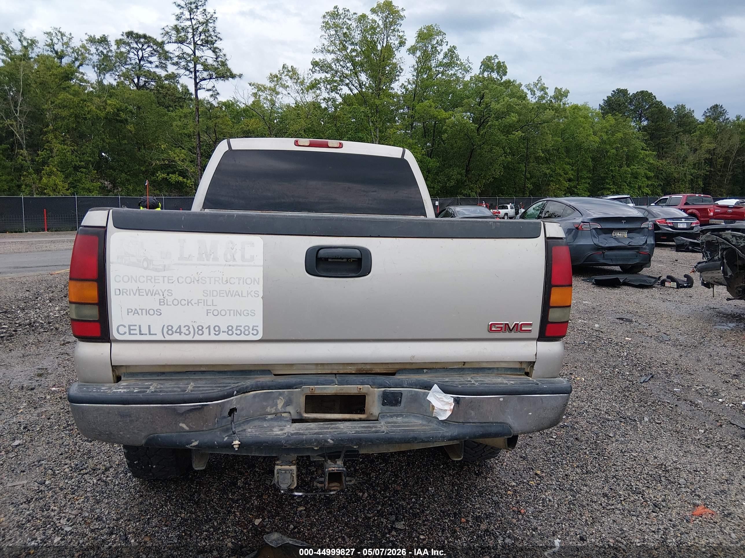 2004 Gmc Sierra 2500hd Slt Gray vin: 1GTHK23244F256408