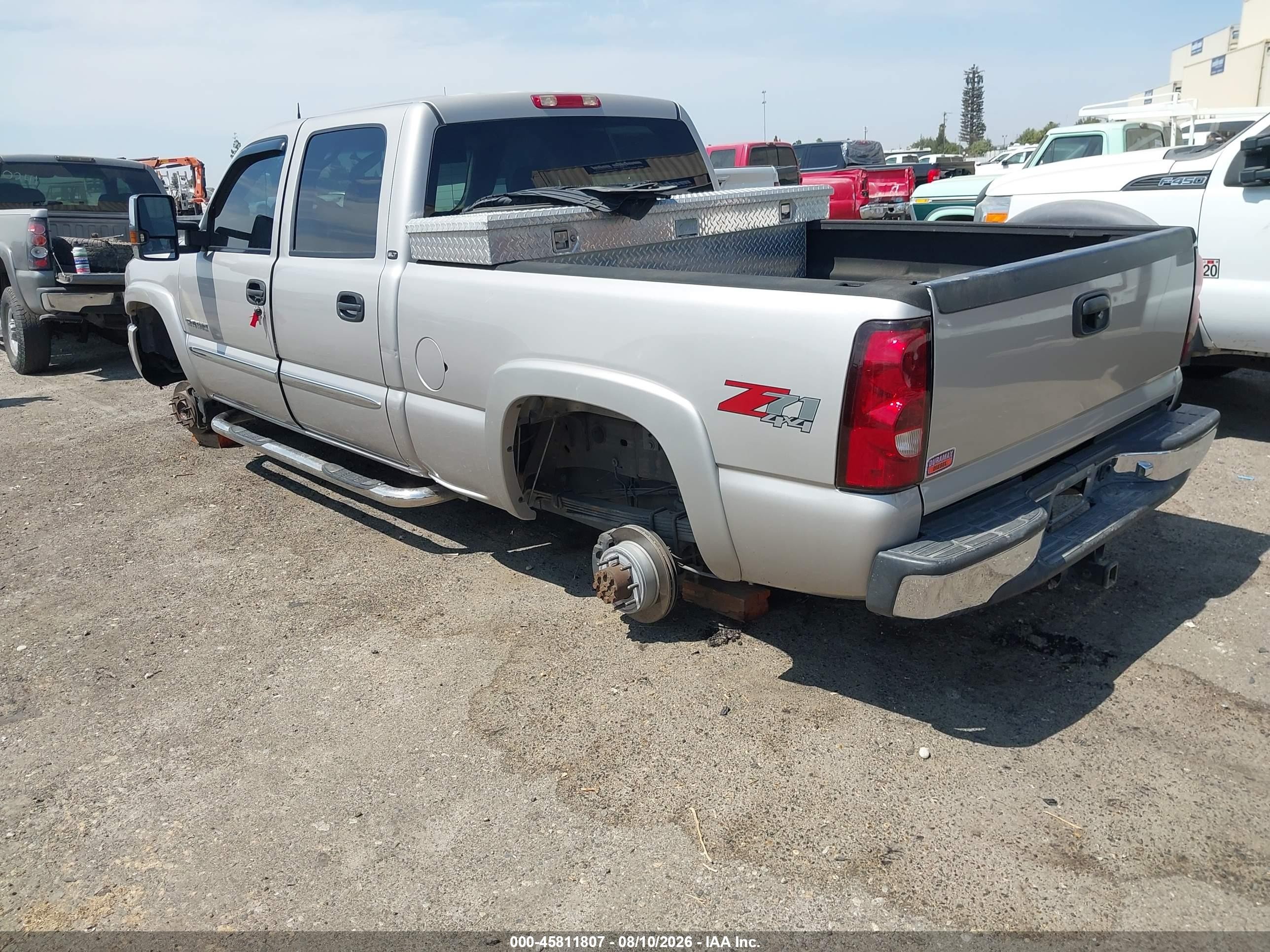 2005 Gmc Sierra 2500hd Slt Champagne vin: 1GTHK23245F811360