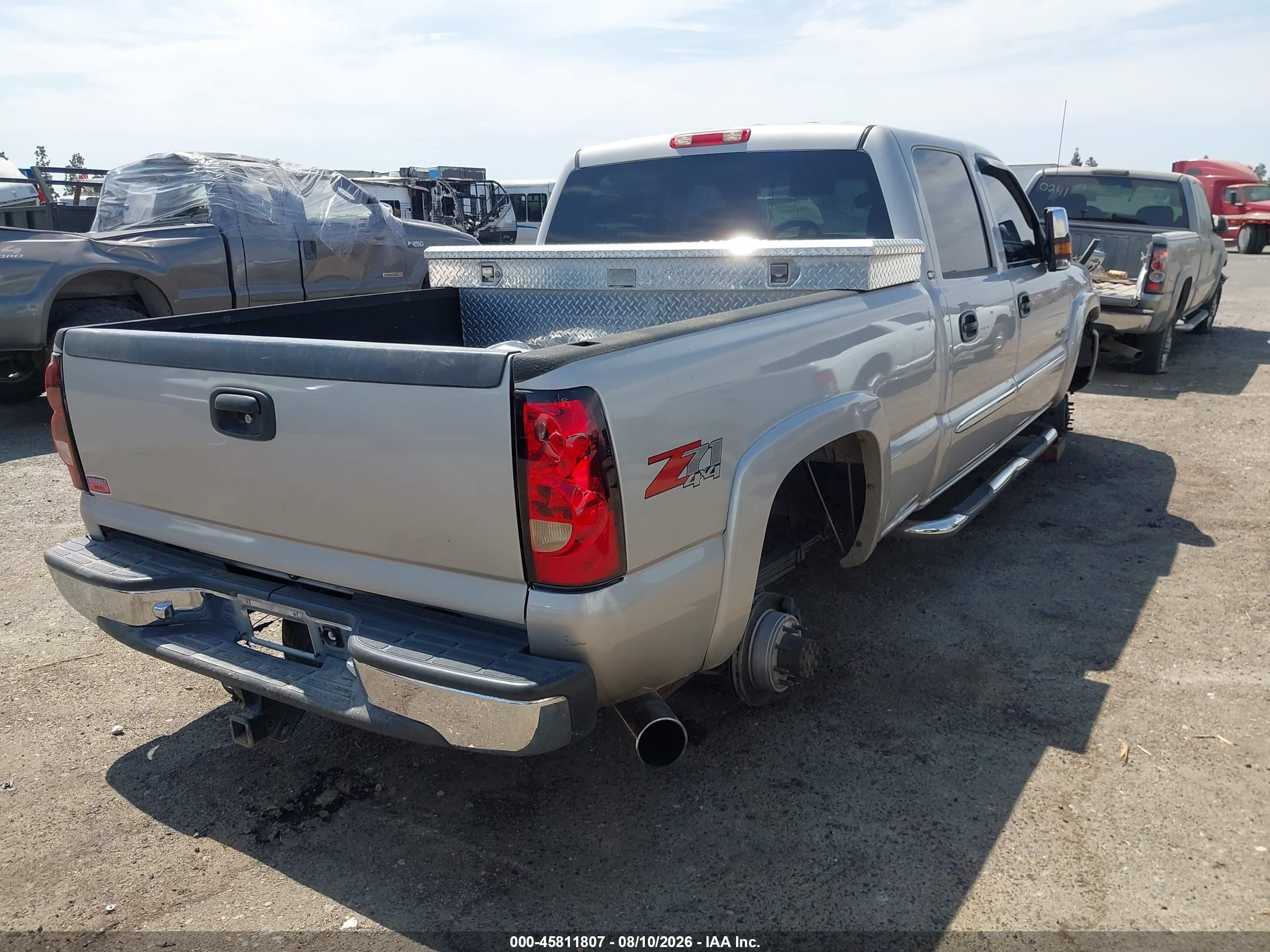2005 Gmc Sierra 2500hd Slt Champagne vin: 1GTHK23245F811360