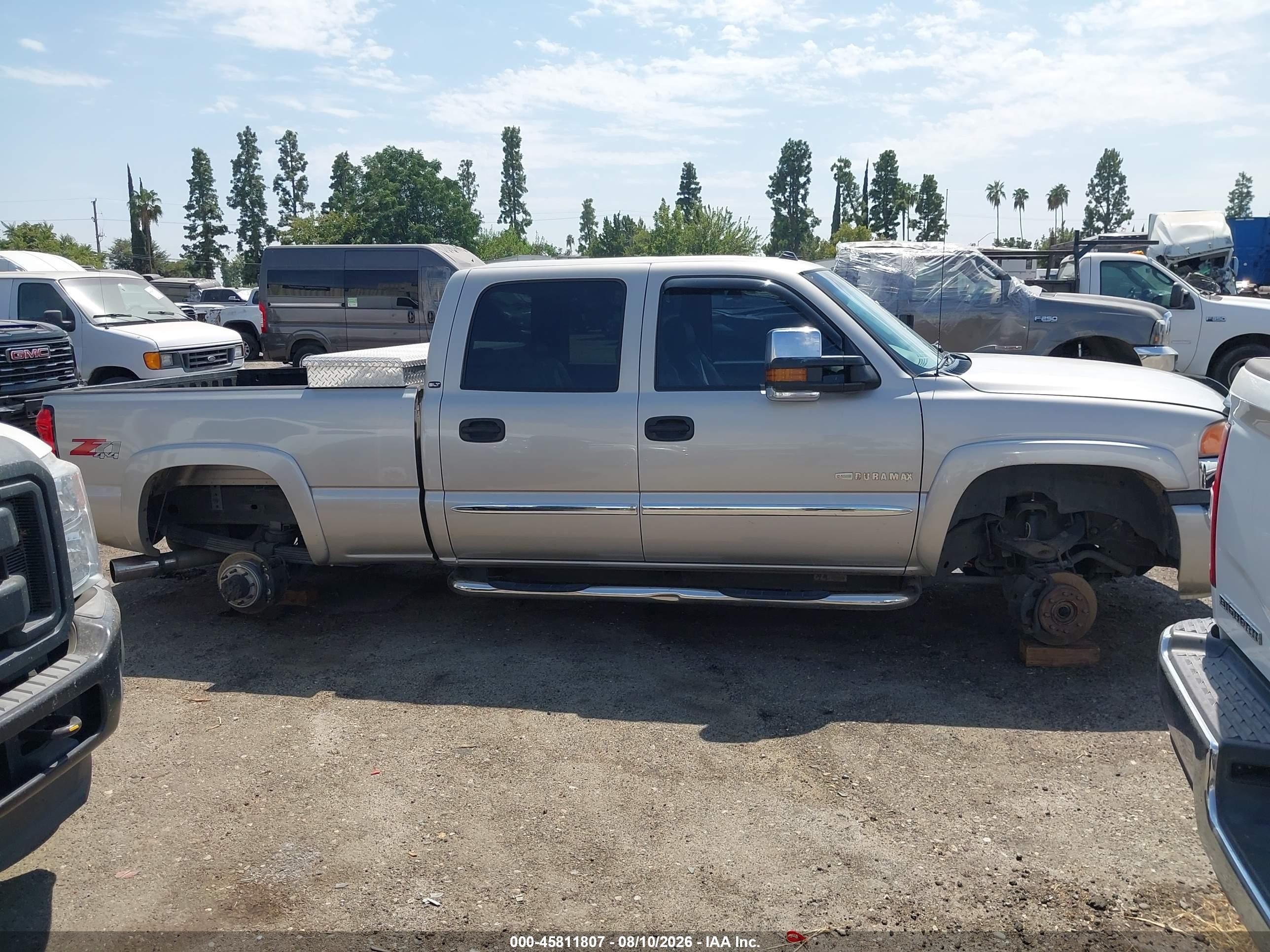 2005 Gmc Sierra 2500hd Slt Champagne vin: 1GTHK23245F811360