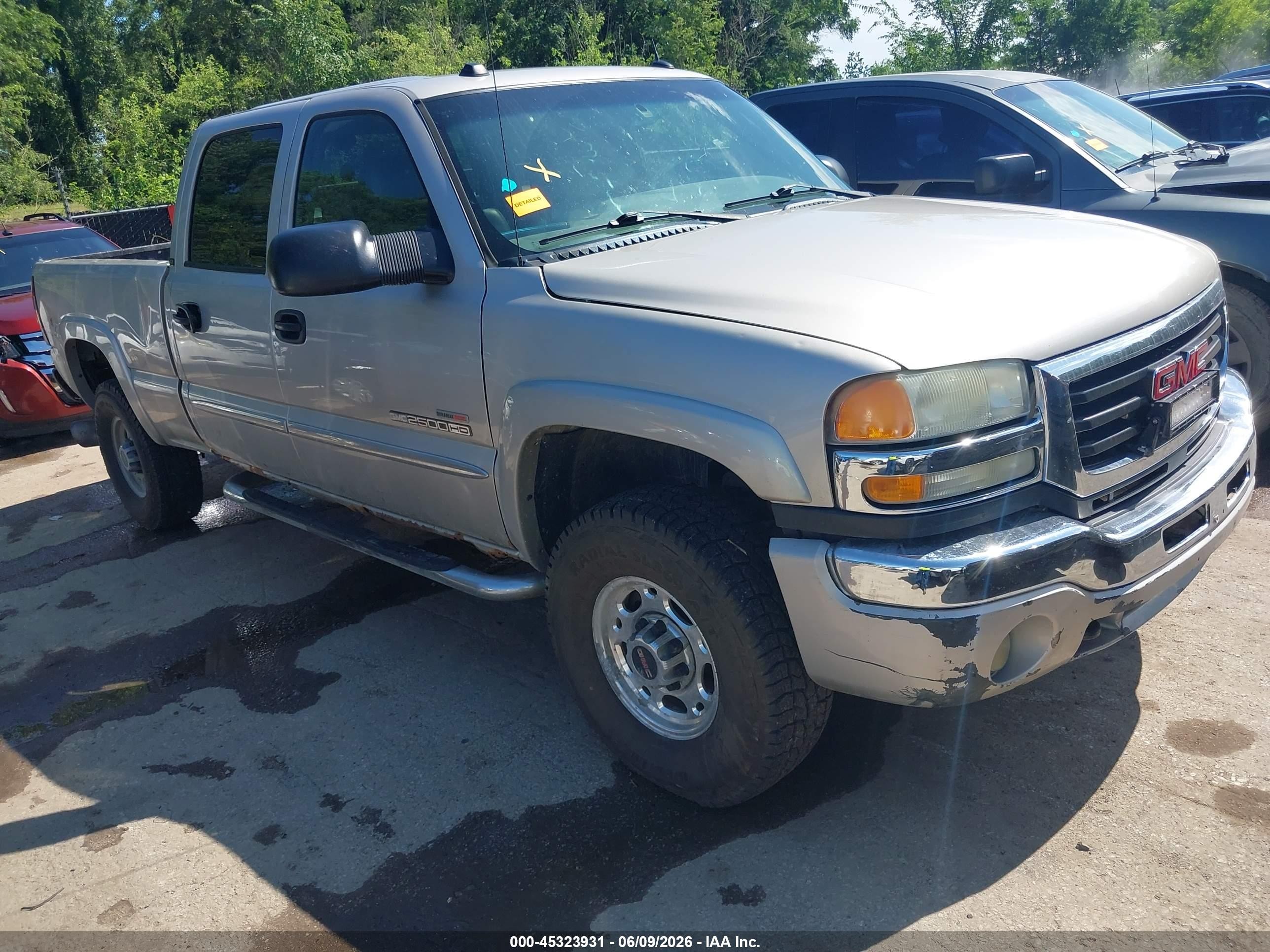 2005 Gmc Sierra 2500hd Slt Silver vin: 1GTHK23245F954938