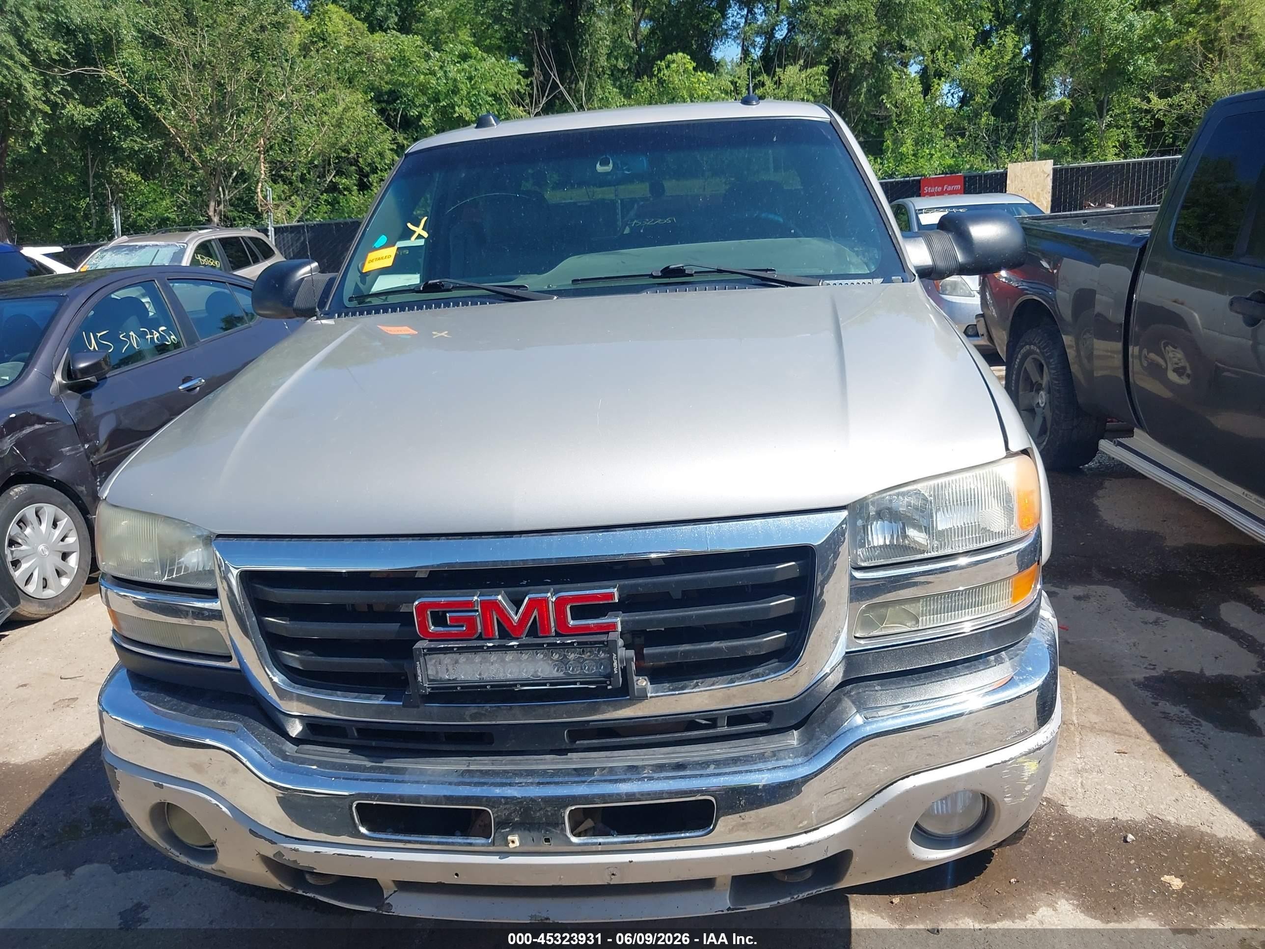 2005 Gmc Sierra 2500hd Slt Silver vin: 1GTHK23245F954938
