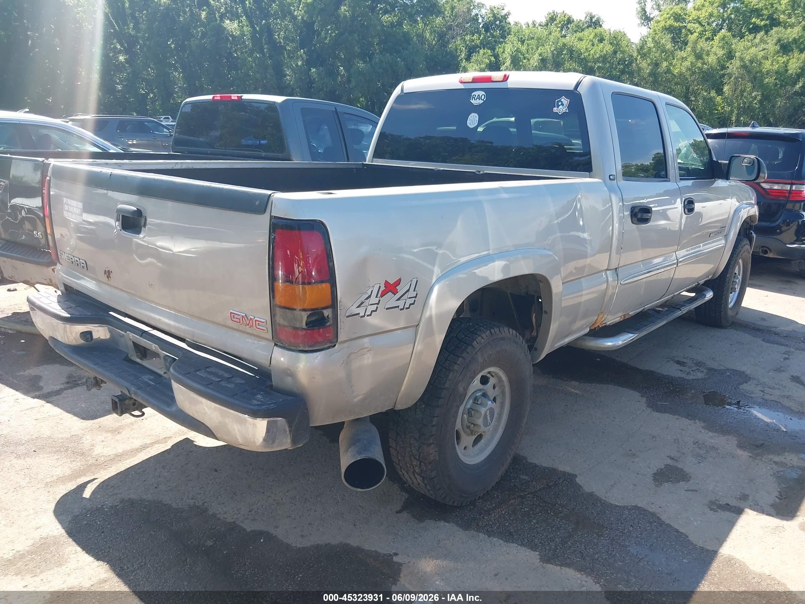 2005 Gmc Sierra 2500hd Slt Silver vin: 1GTHK23245F954938