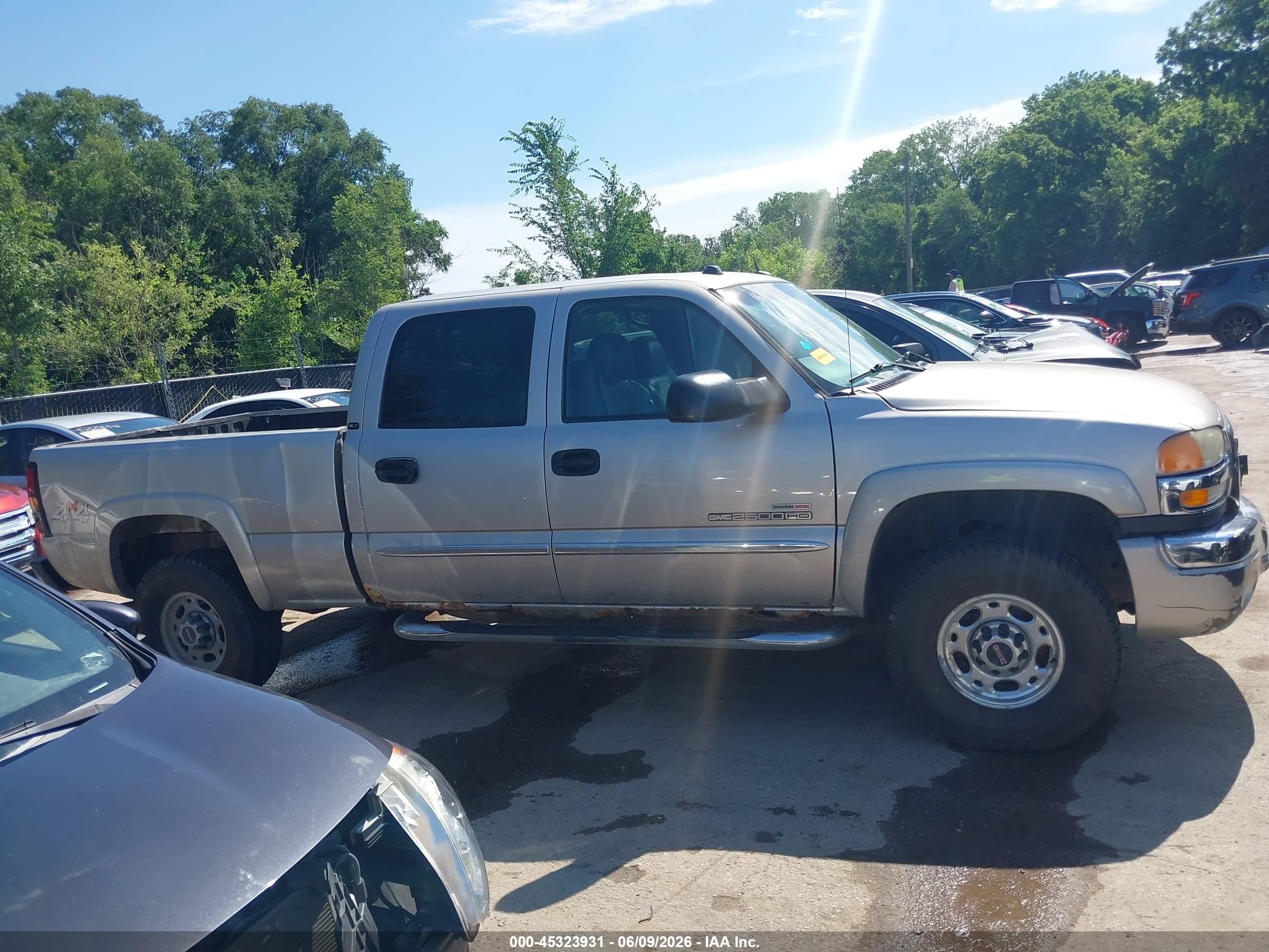 2005 Gmc Sierra 2500hd Slt Silver vin: 1GTHK23245F954938