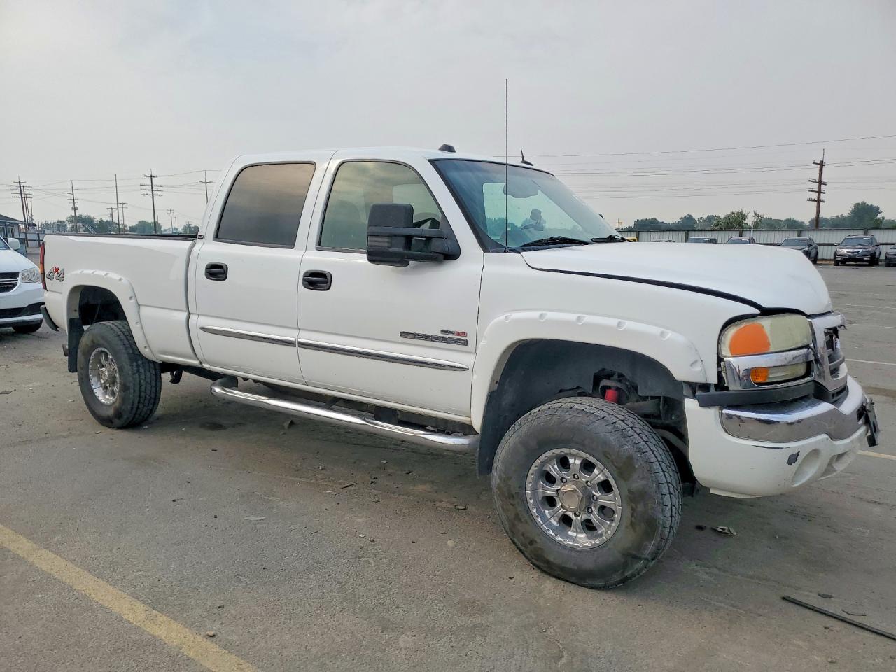 2005 Gmc Sierra K2500 Heavy Duty White vin: 1GTHK23255F833898